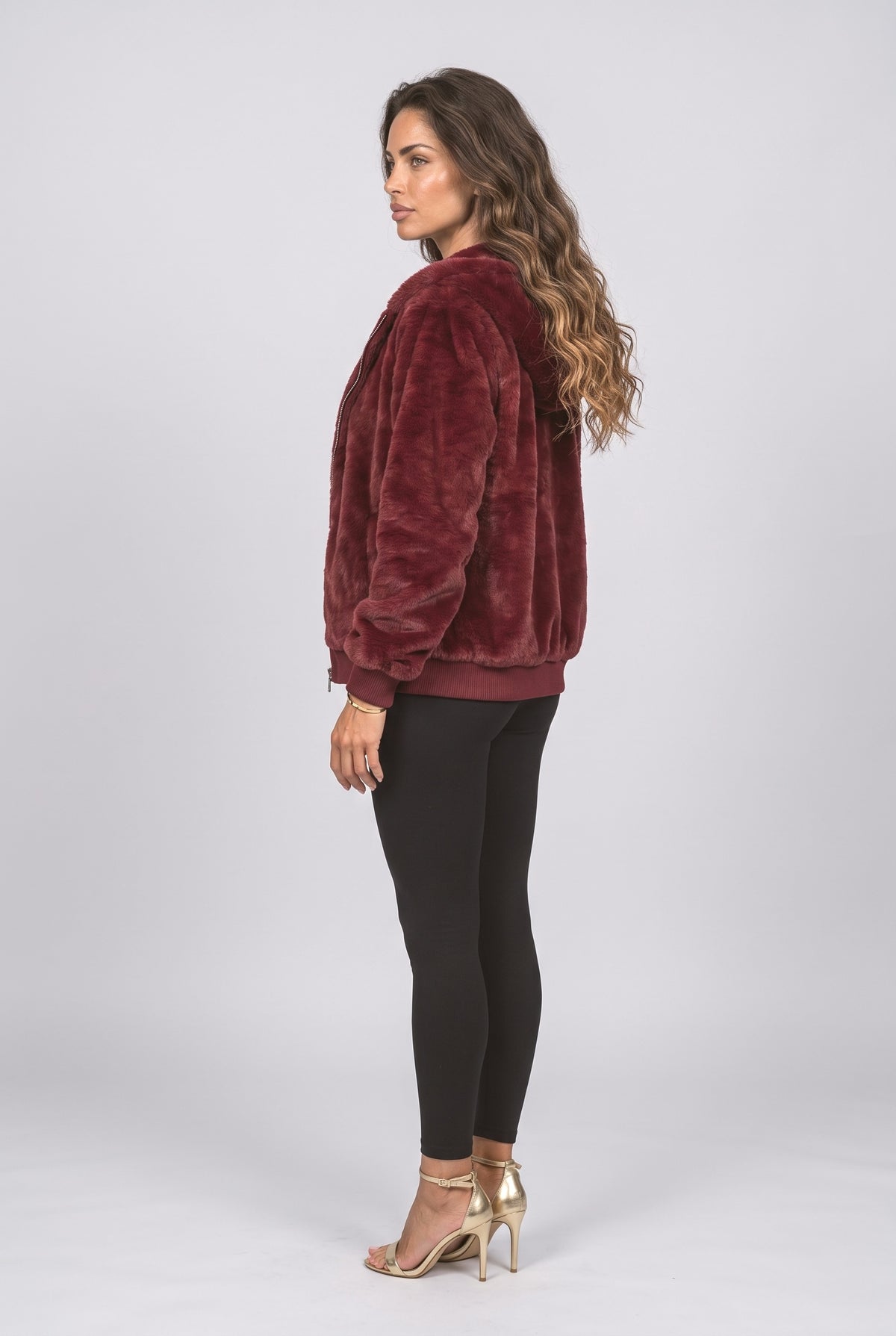 Fleece Jacket, back view