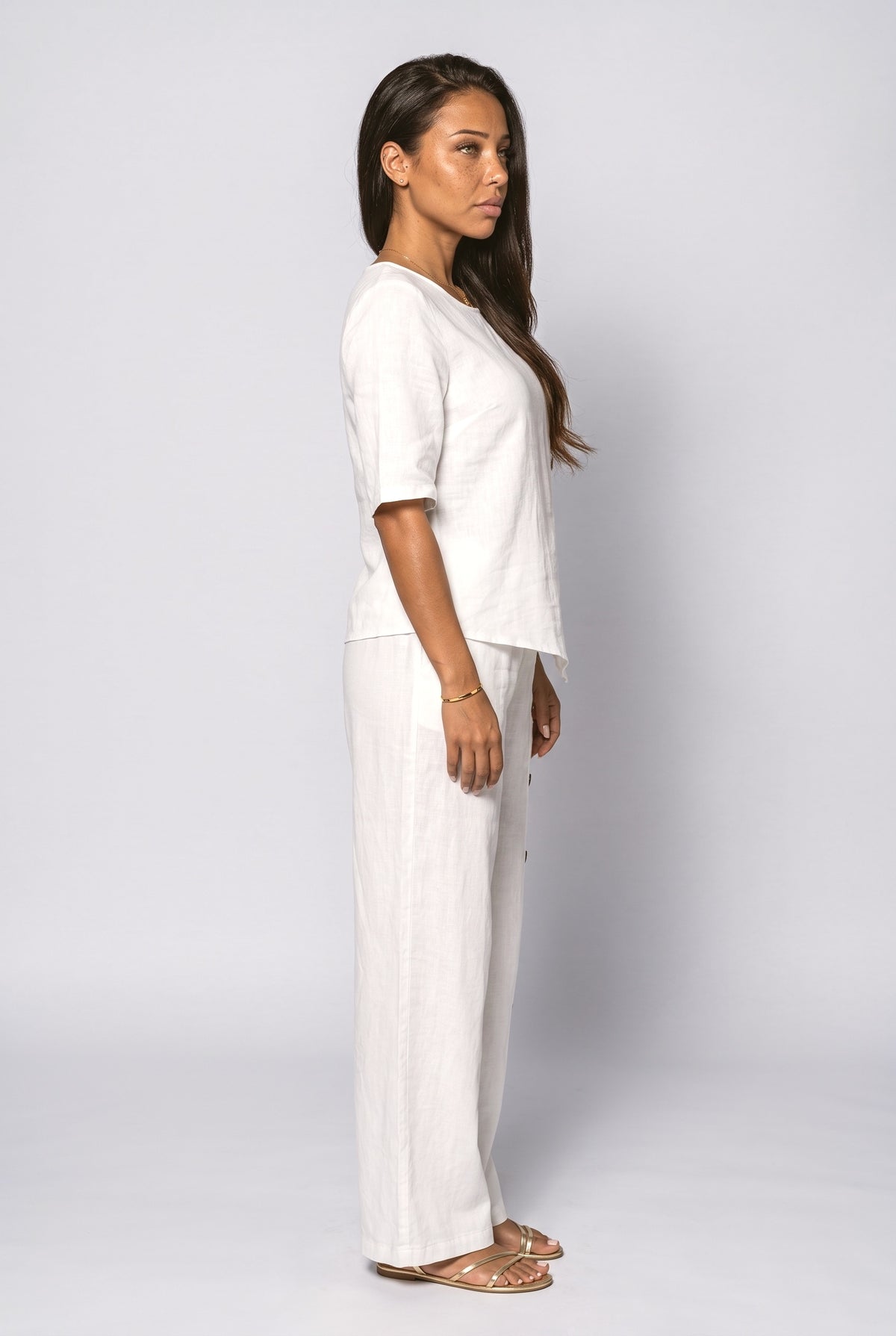 Asymmetric Two Piece Outfit, back view