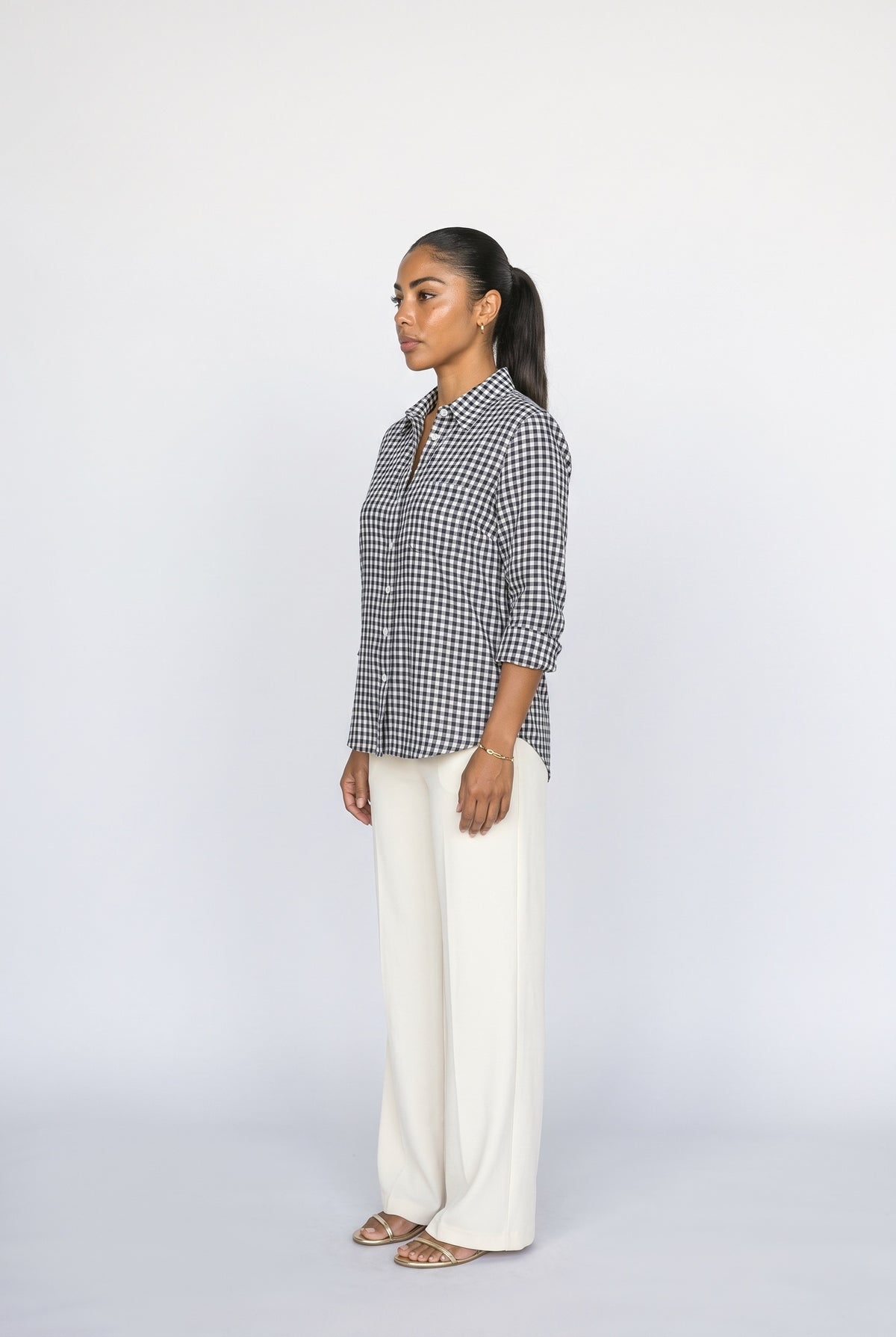 Long Sleeve Blouse, back view