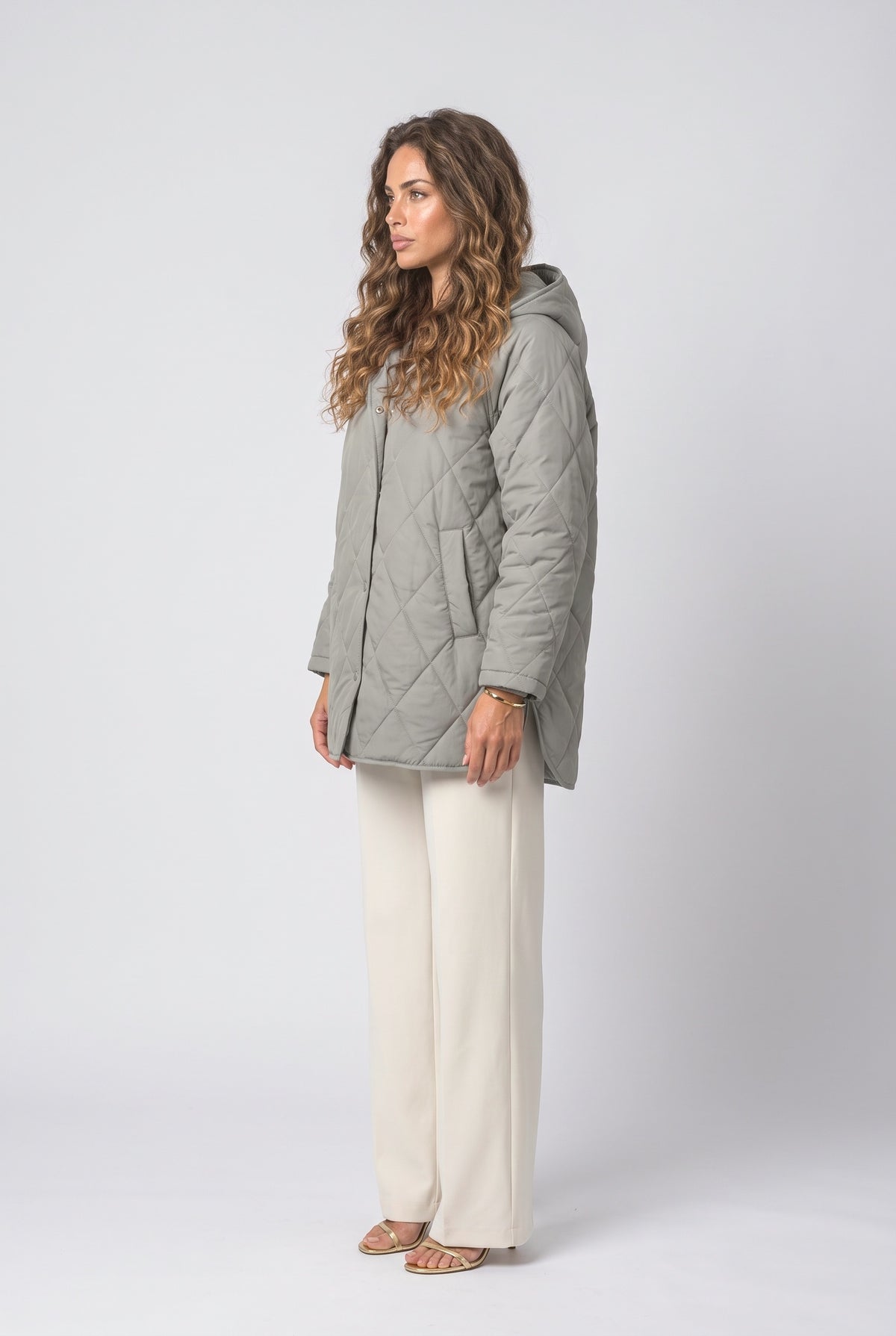 Puffer Jacket, back view