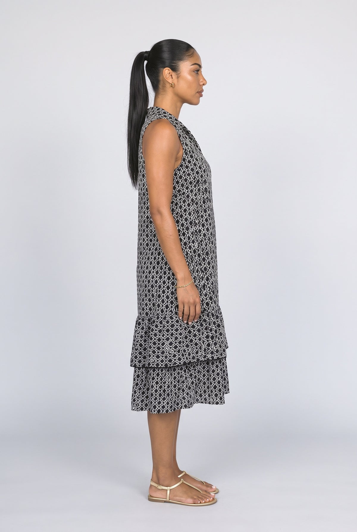 Midi Dress, back view
