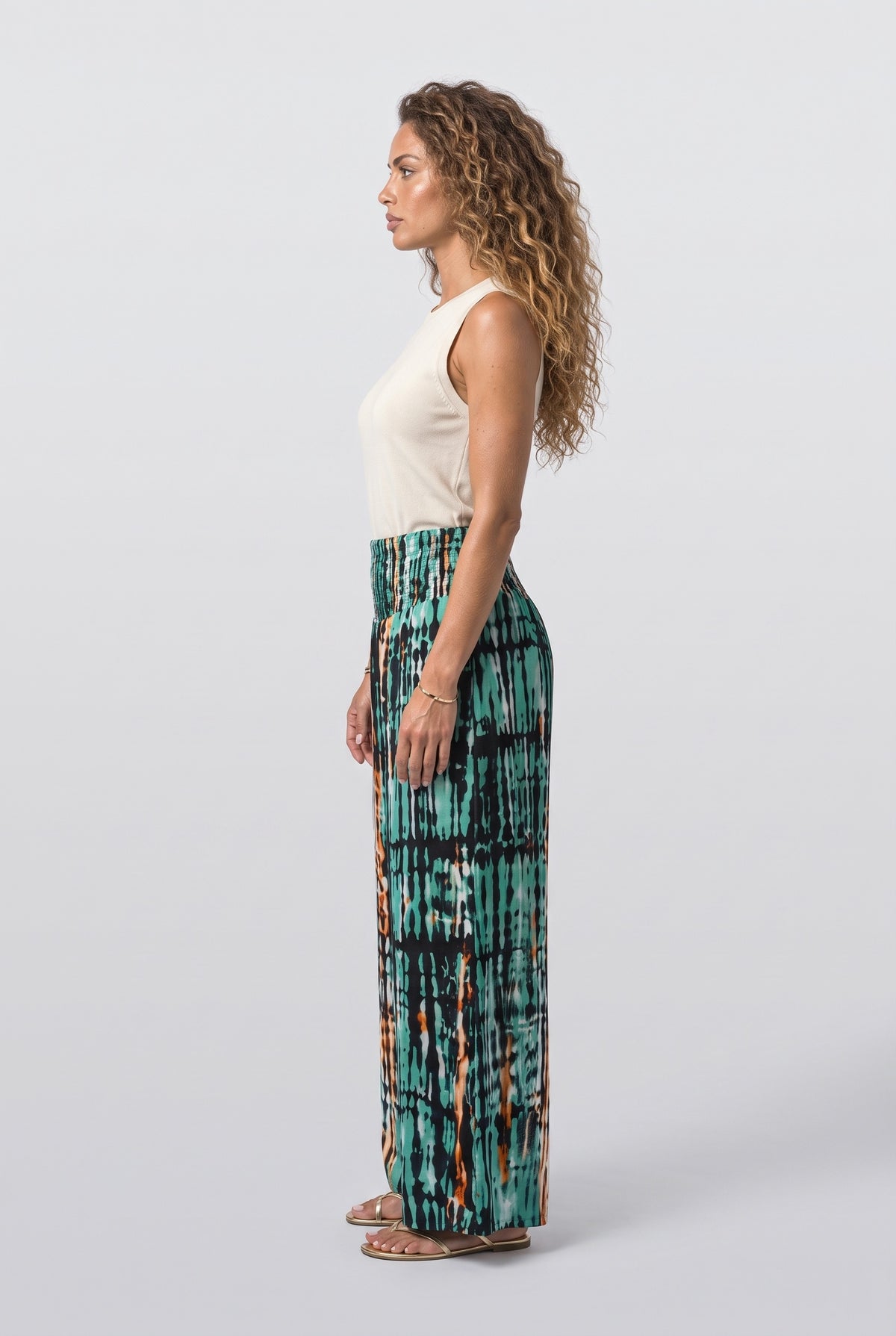 Wide Leg Pants, back view