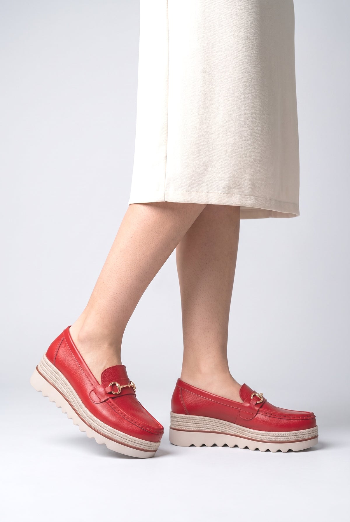 Loafers Women, worn, shown to scale