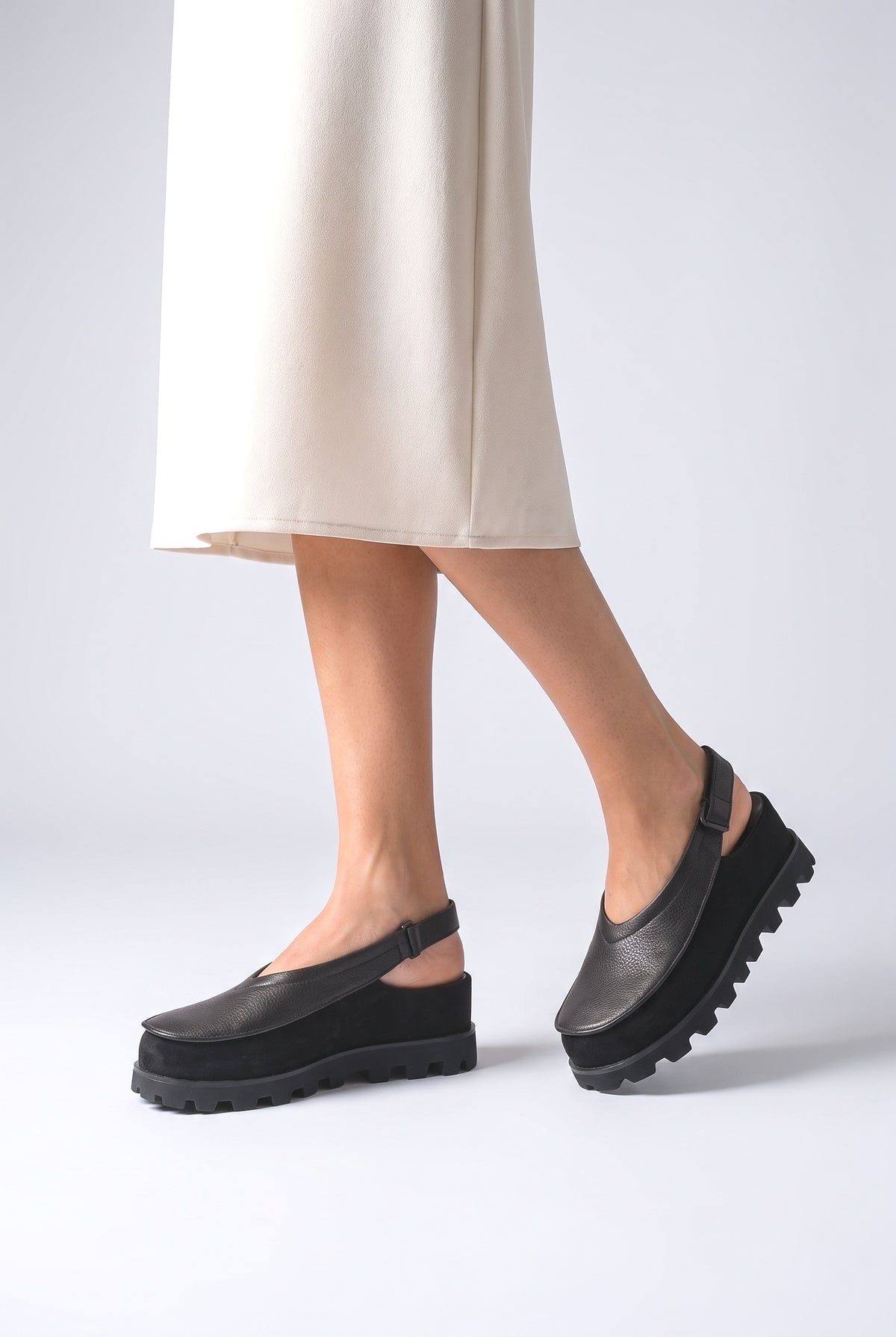 Loafers Women, worn, shown to scale