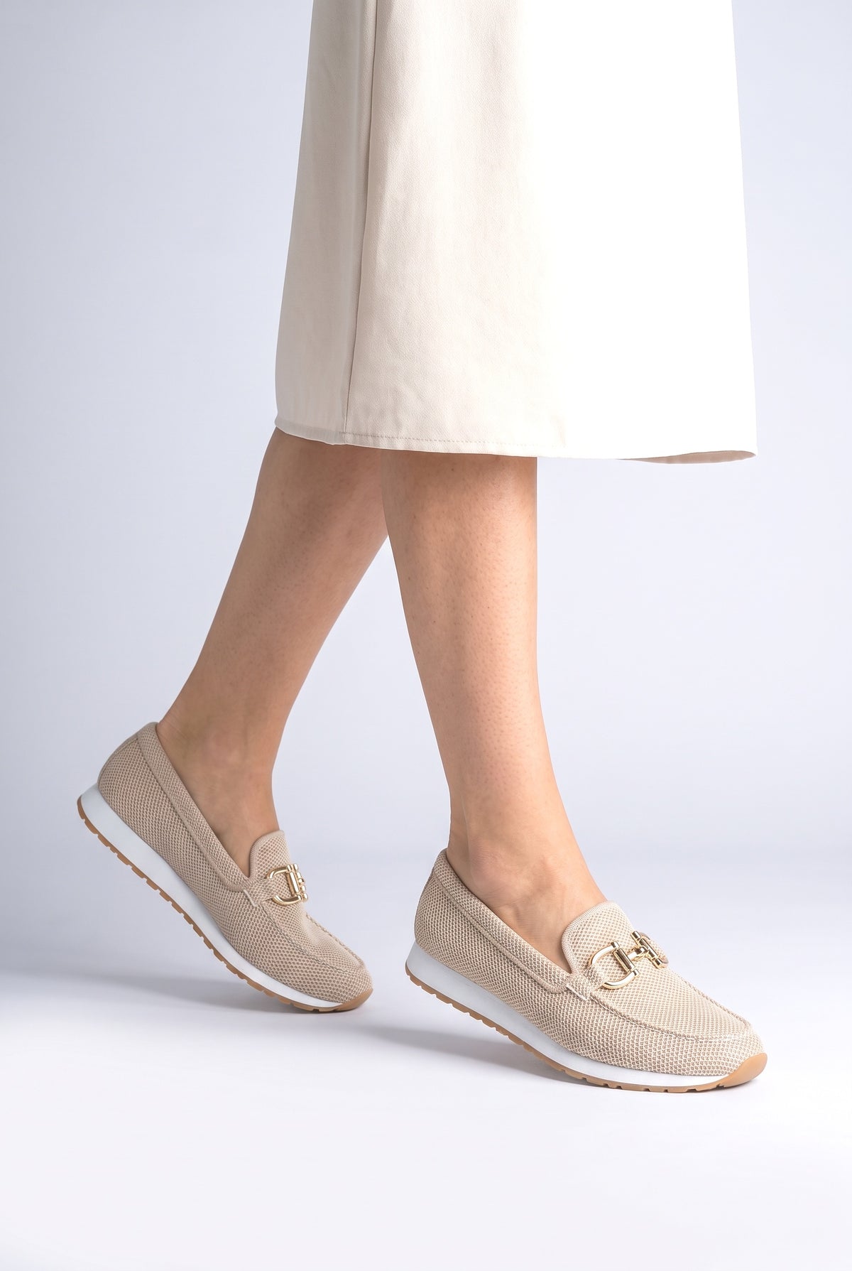 Loafers Women, worn, shown to scale