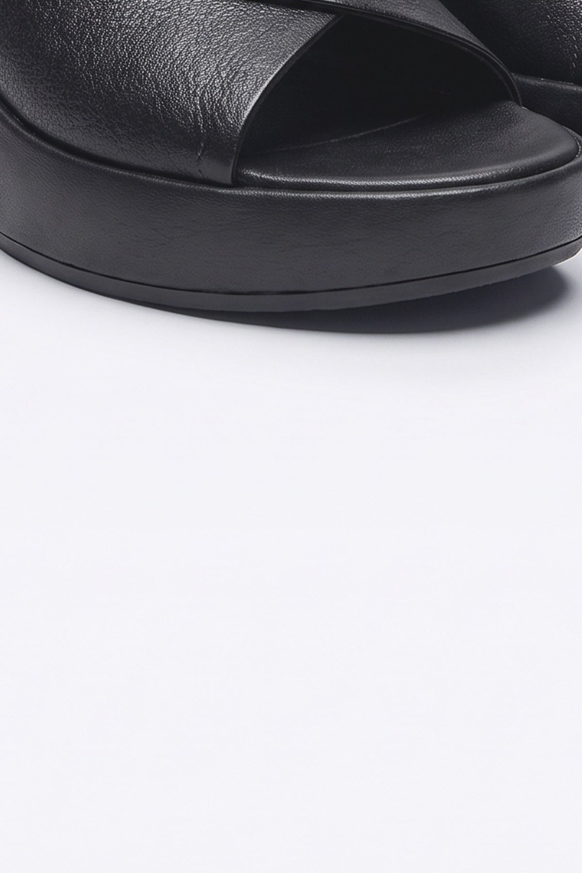 Platform Sandals, fabric detail