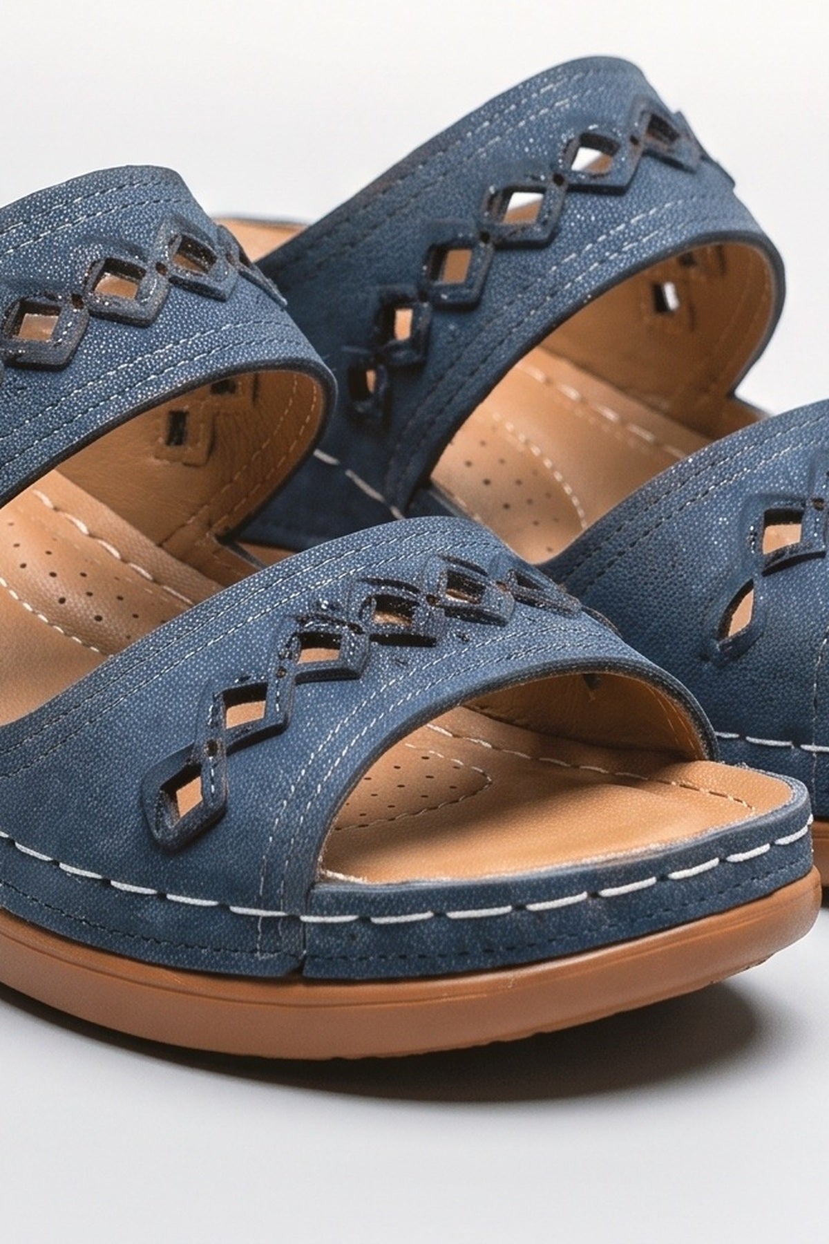 Platform Sandals, fabric detail