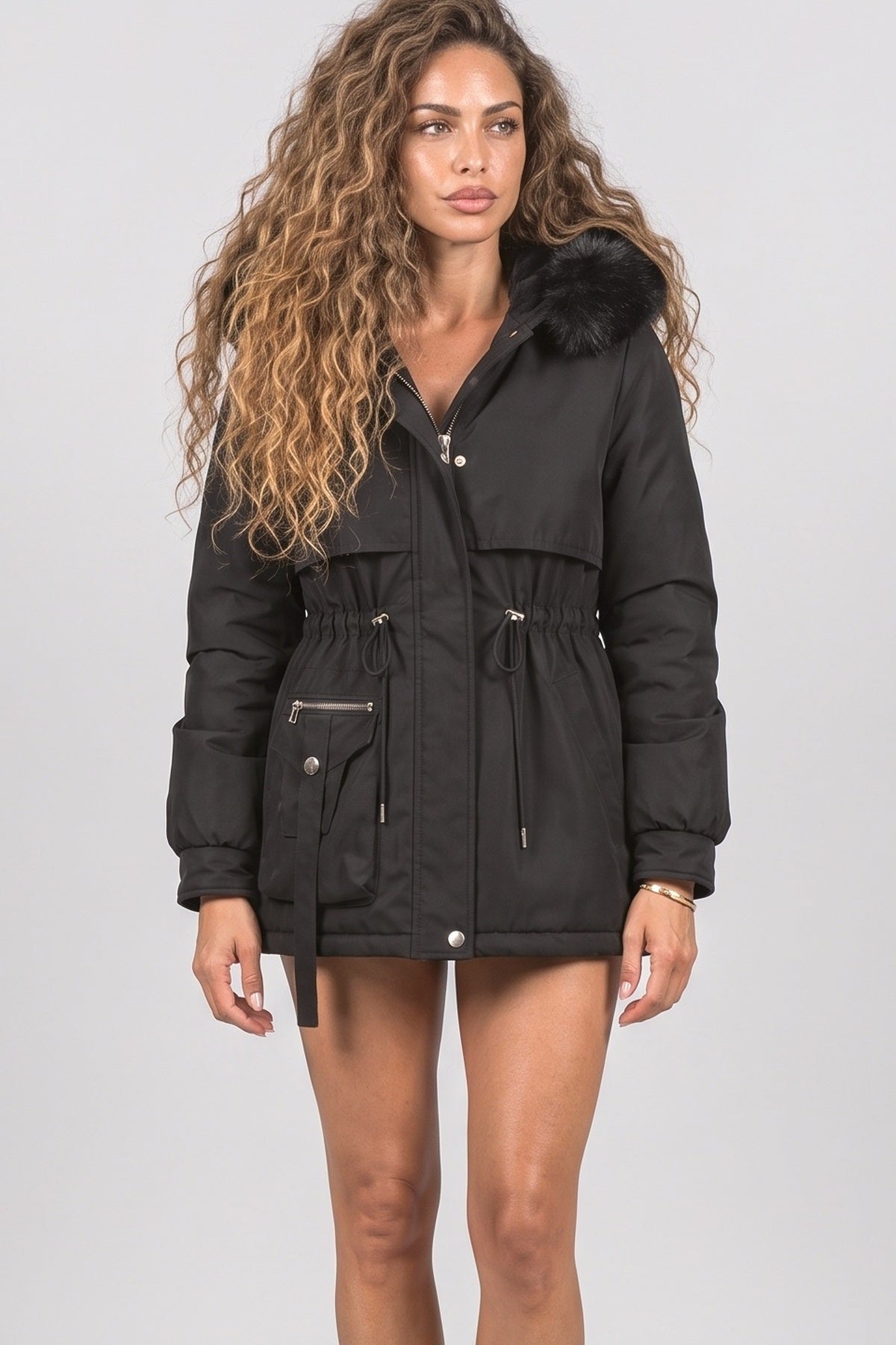 Winter Coat, fabric detail