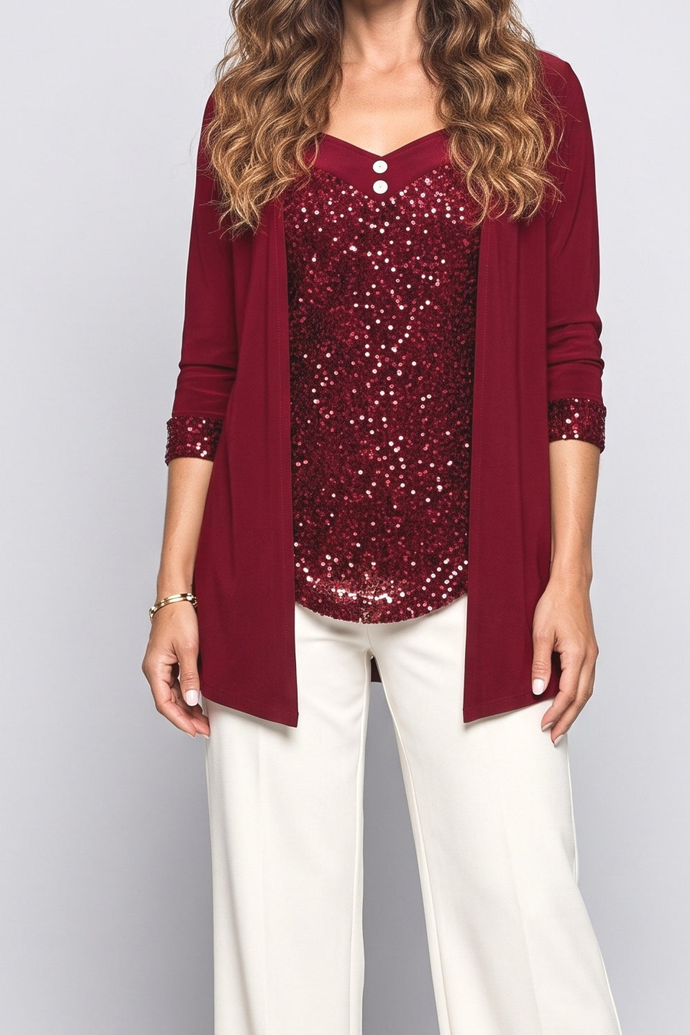 Sequin Blouse, fabric detail