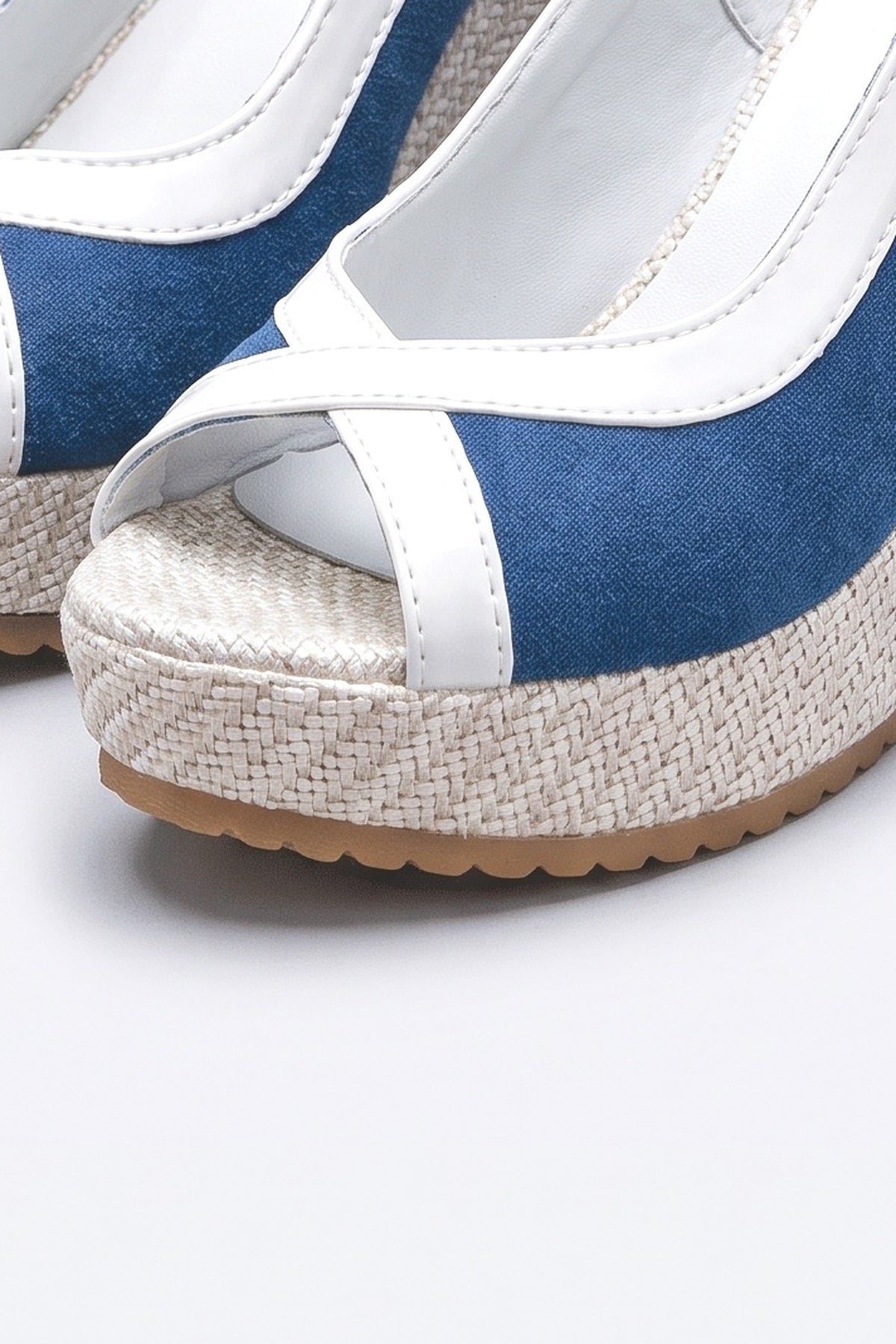 Platform Sandals, fabric detail