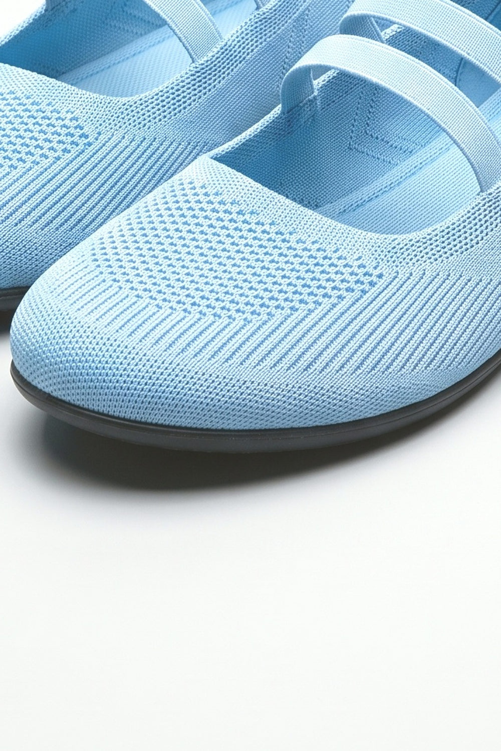 Knit Ballet Flats, fabric detail