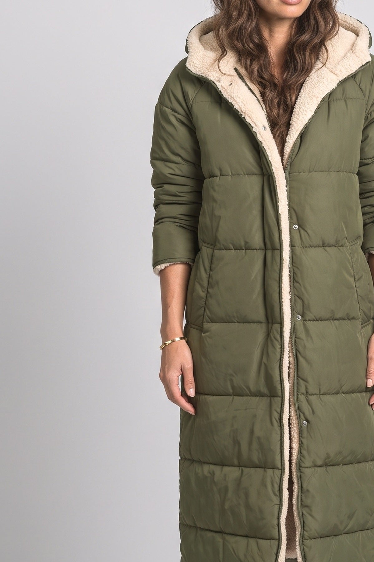Winter Coat, fabric detail