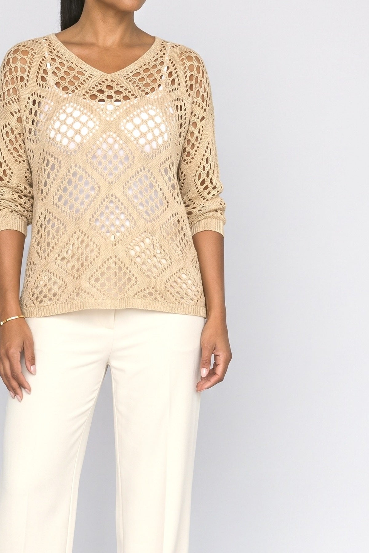 Knit Top, fabric detail