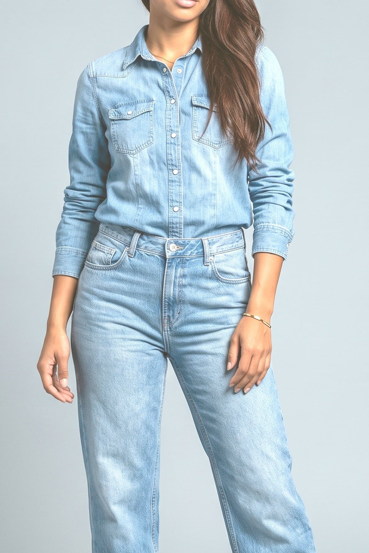 Blue Women's Pajamas, fabric detail