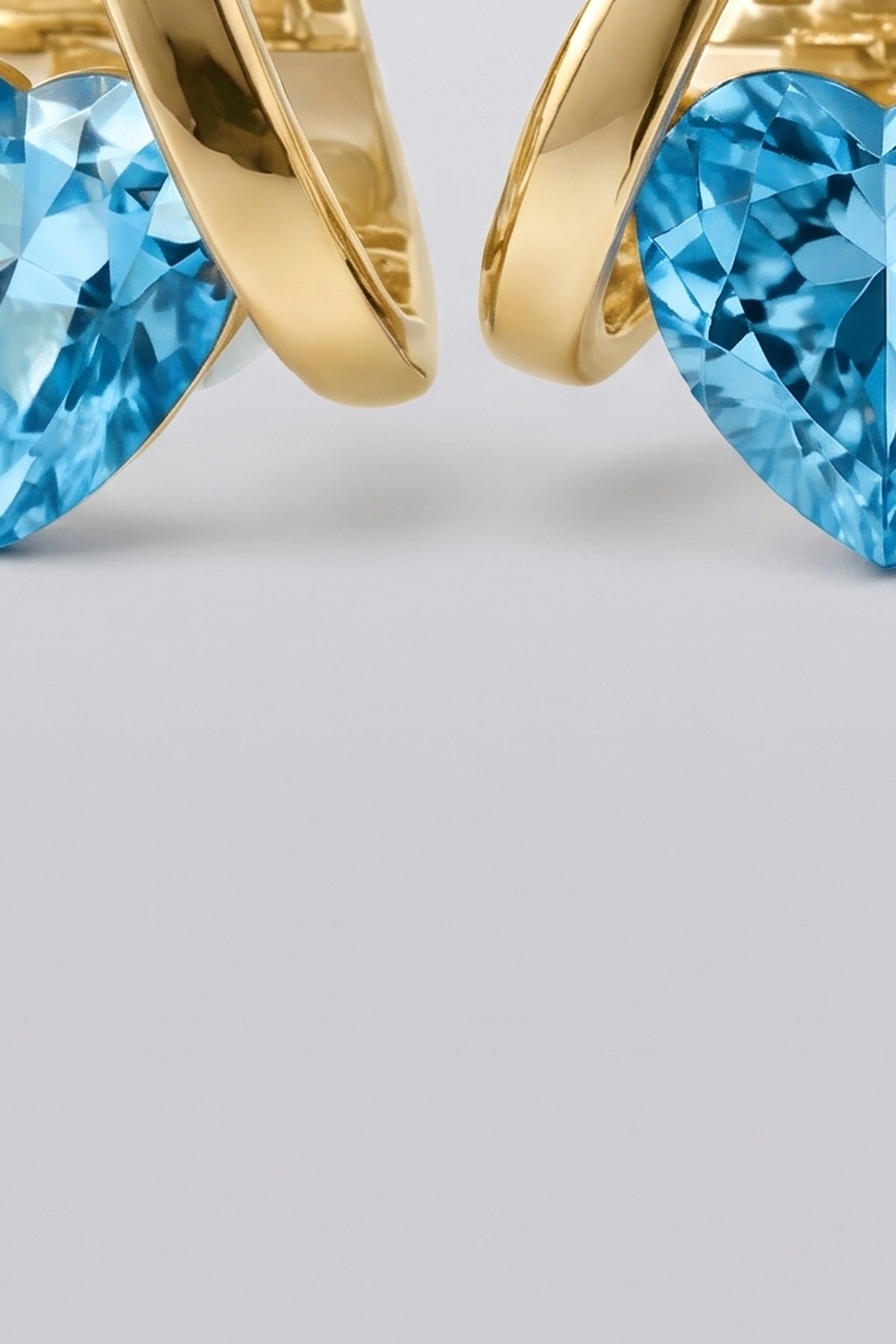 Stud Earrings, fabric detail