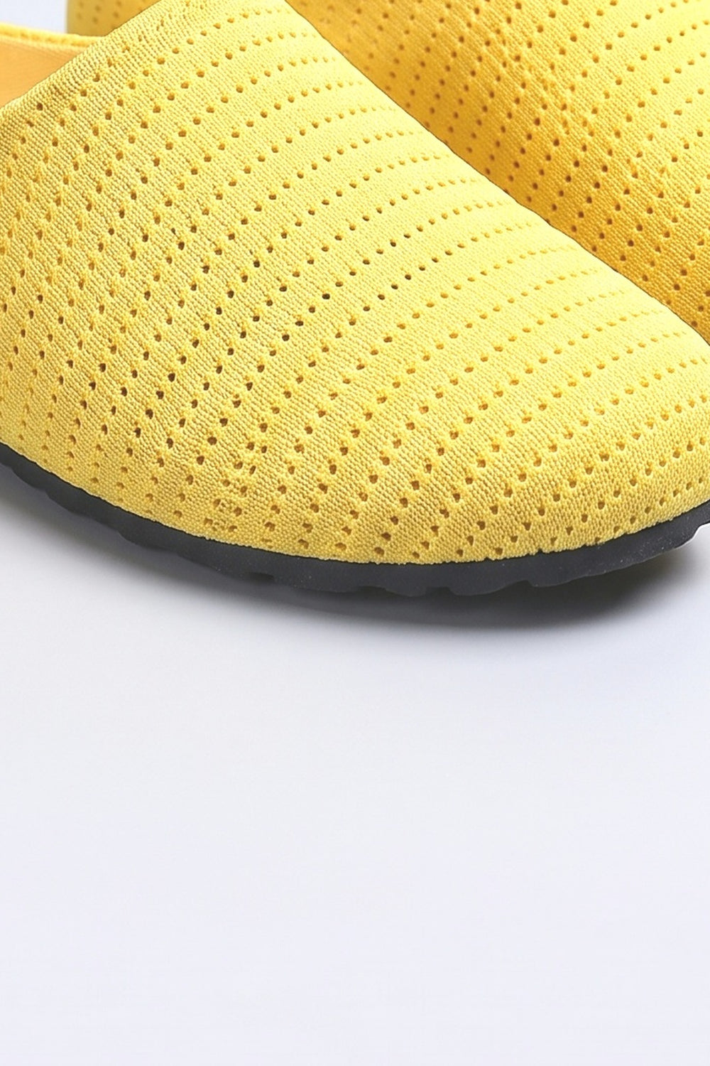 Knit Mule Shoes, fabric detail
