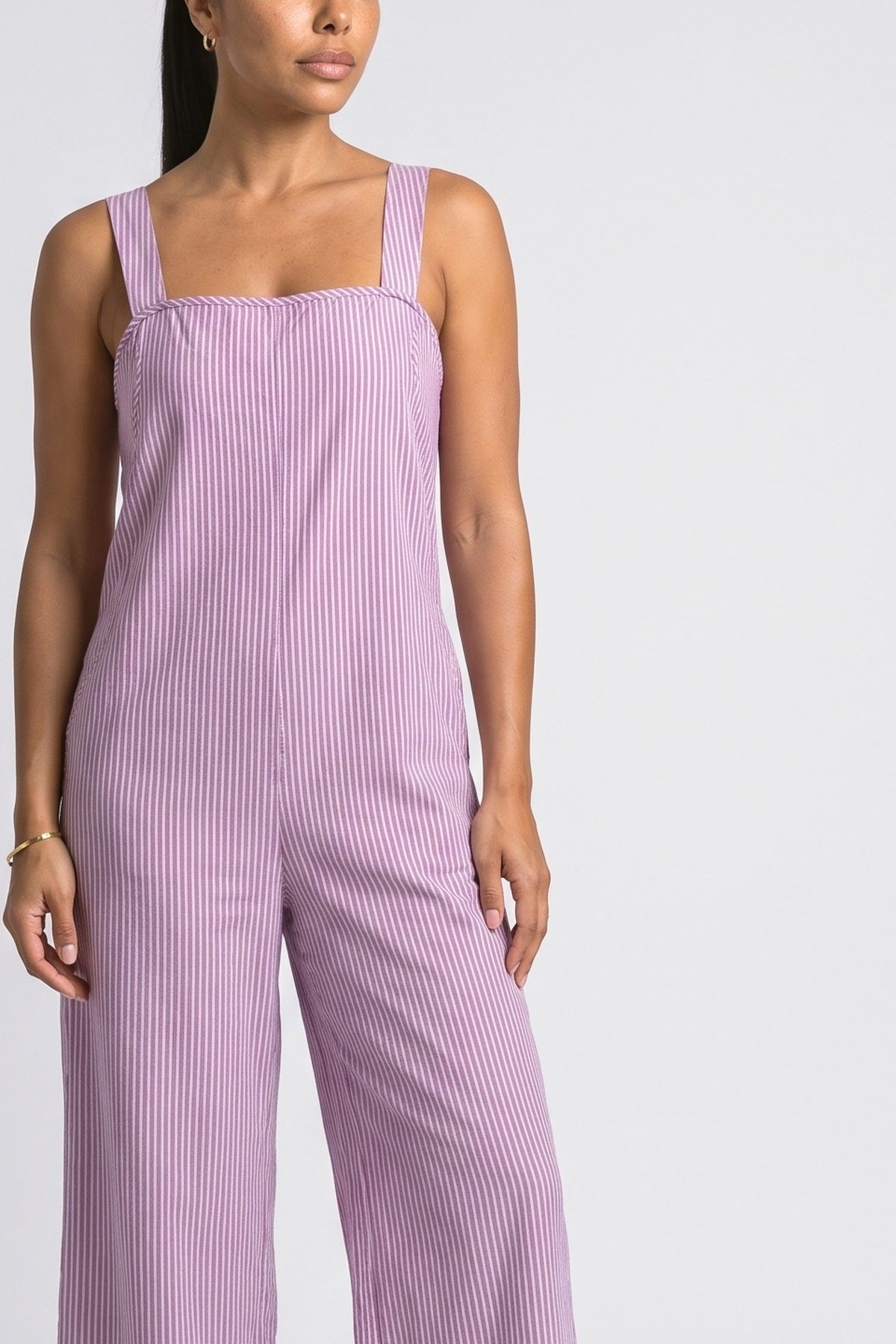 Striped Jumpsuit, fabric detail