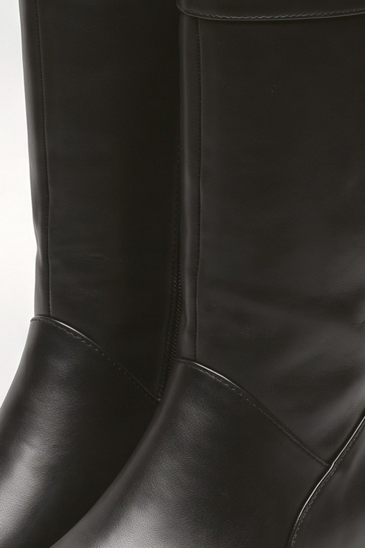 Black Women's Boots, fabric detail