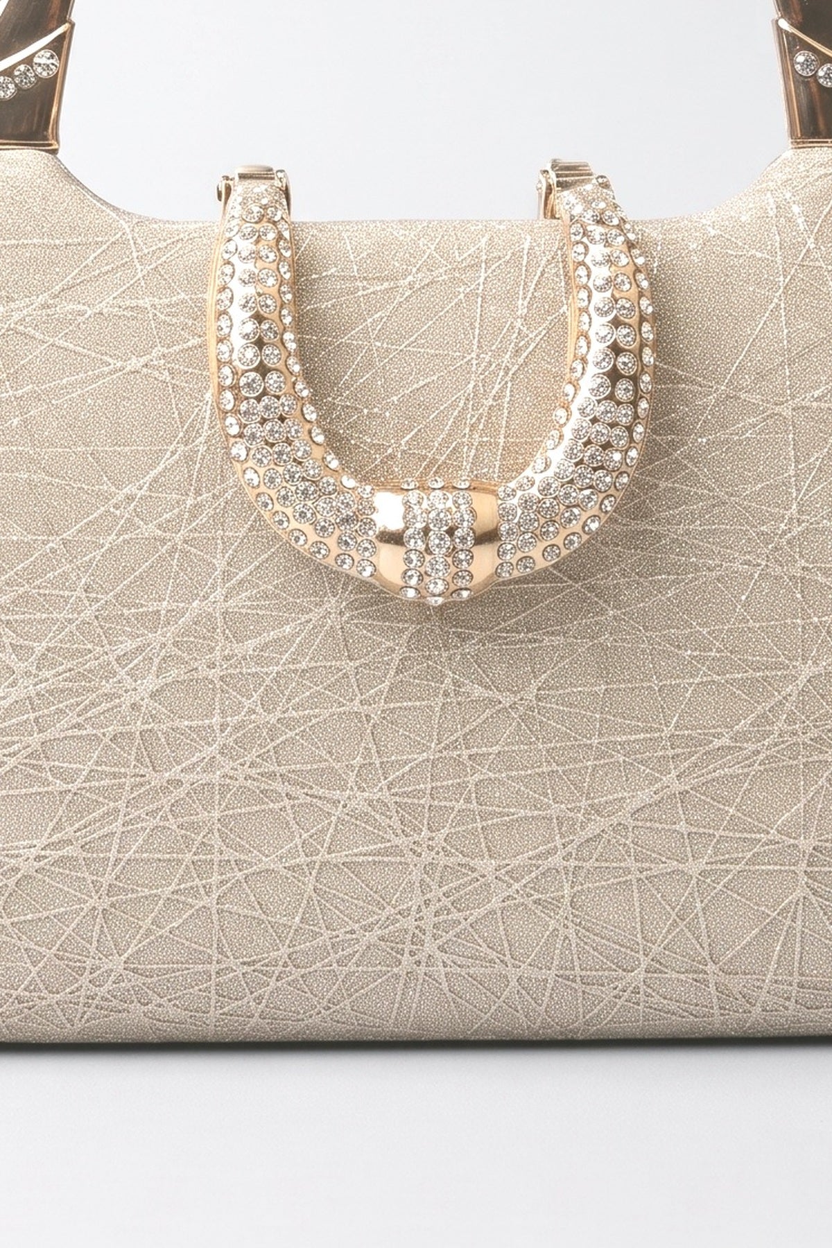 Shimmer Mini Evening Handbag, fabric detail
