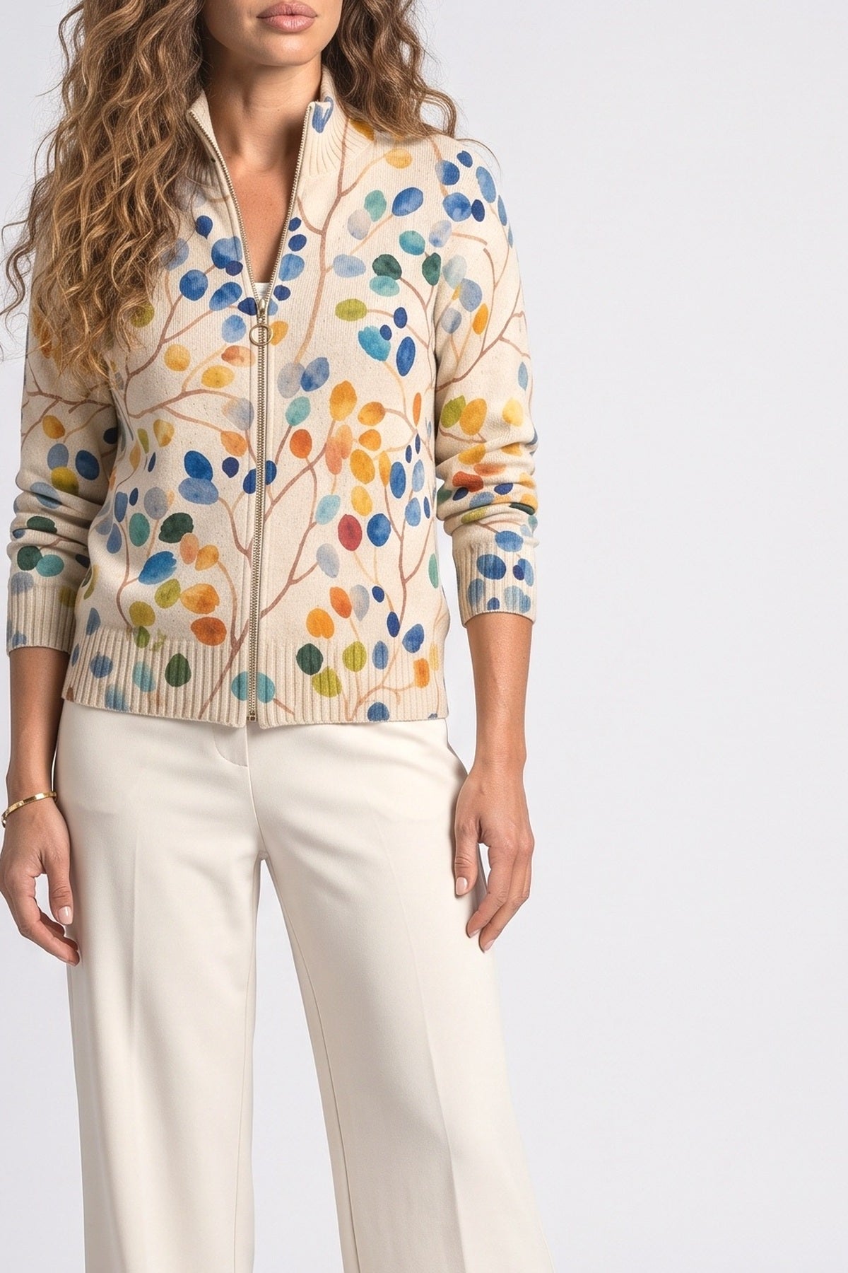 Knit Cardigan, fabric detail