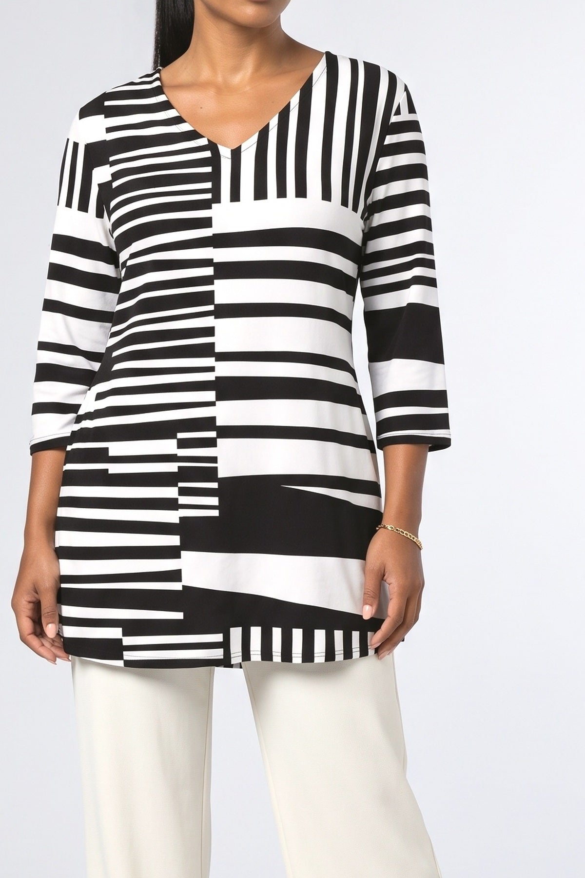 V-Neck Blouse, fabric detail