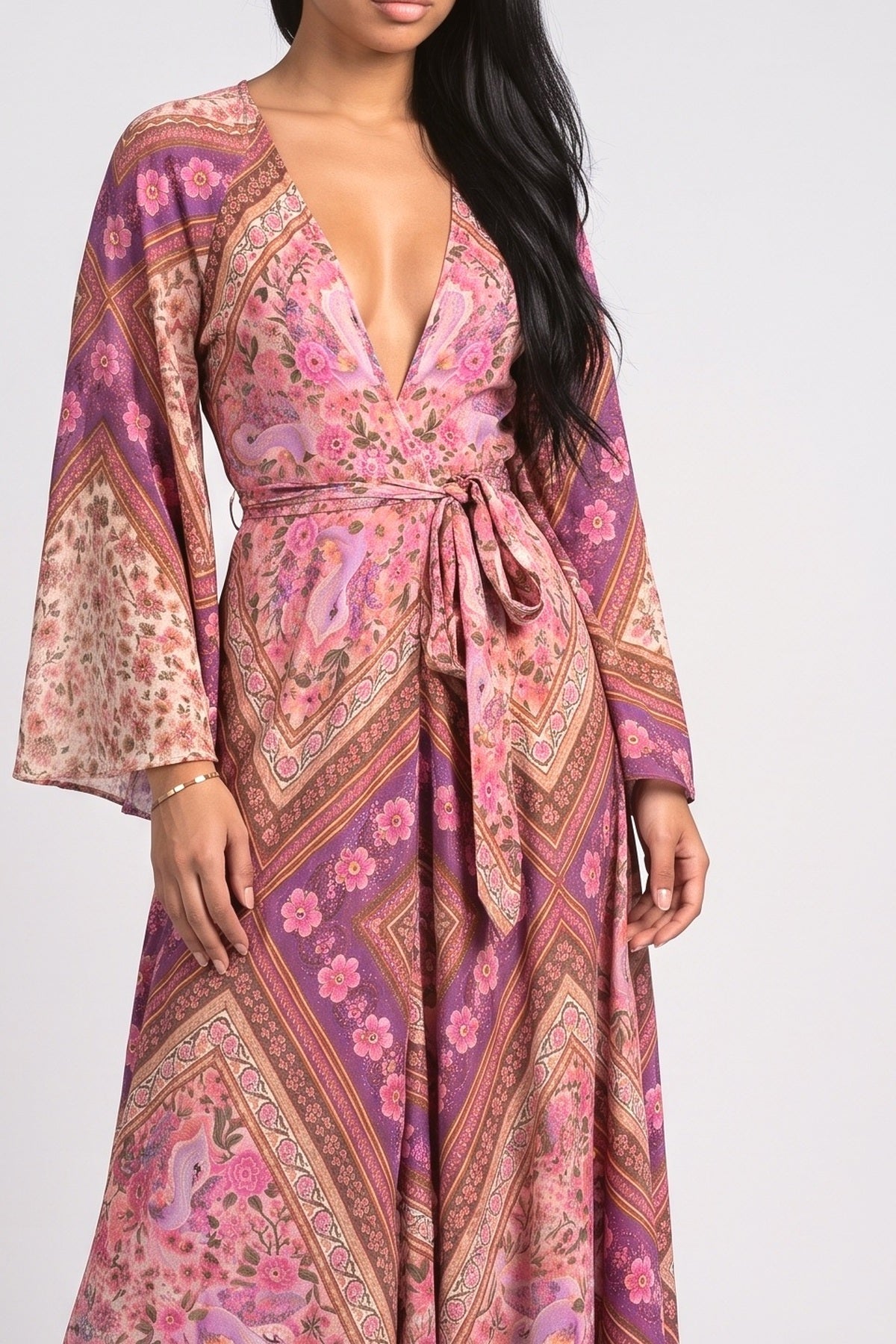 Paisley Maxi Dress, fabric detail
