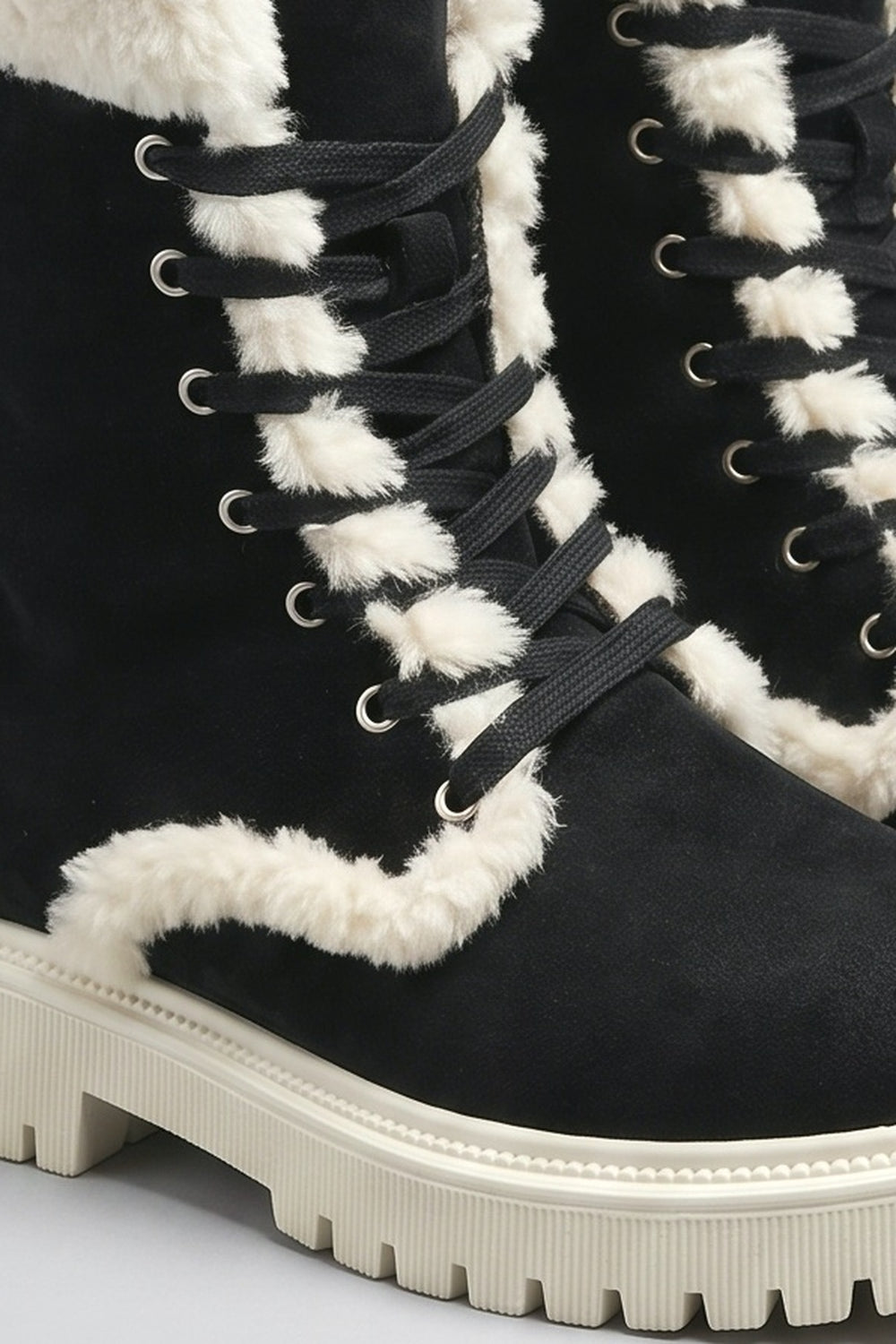 Lace Women's Boots, fabric detail