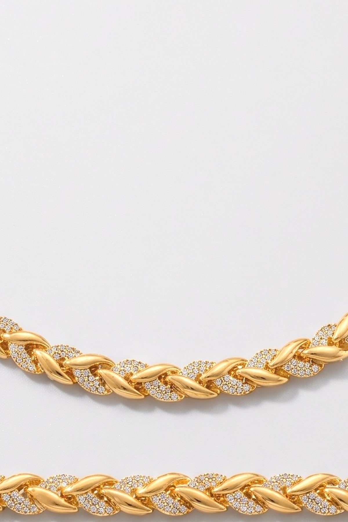 Necklace, fabric detail