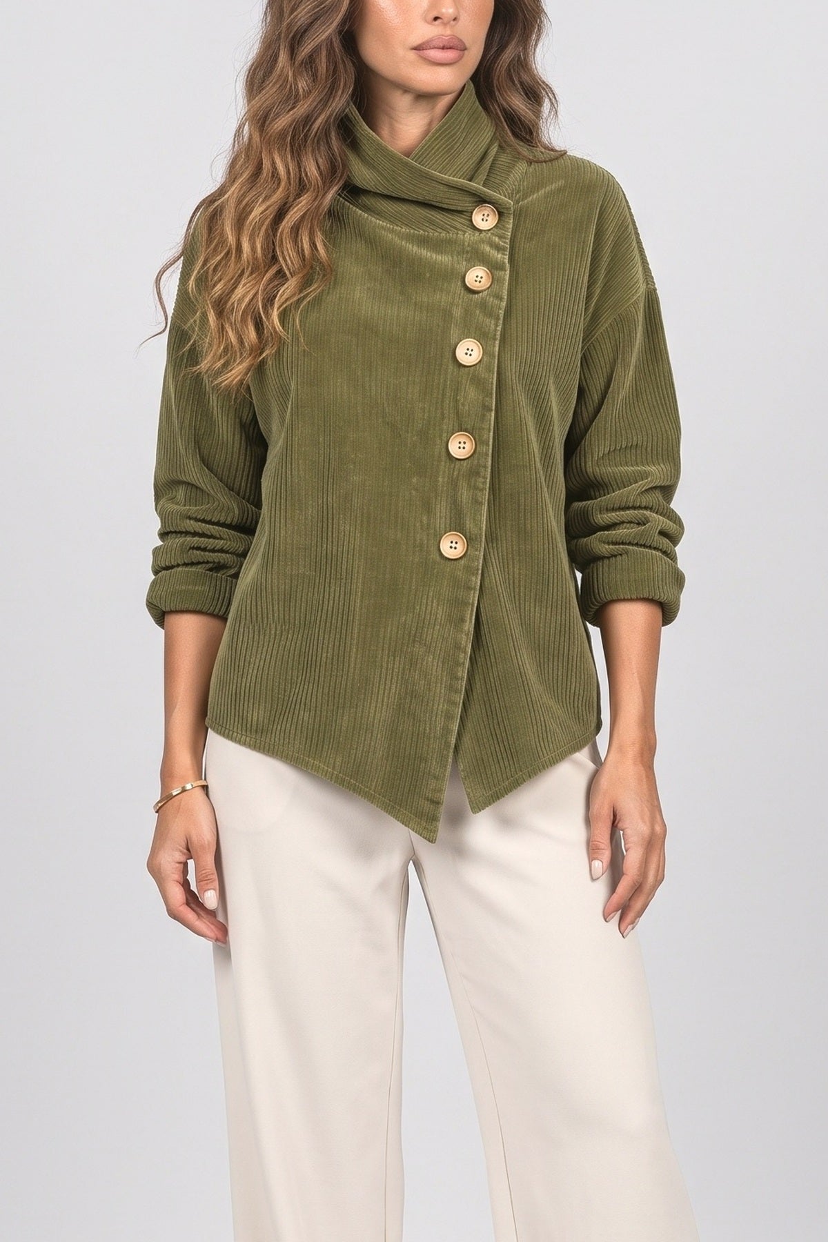 Asymmetric Blouse, fabric detail
