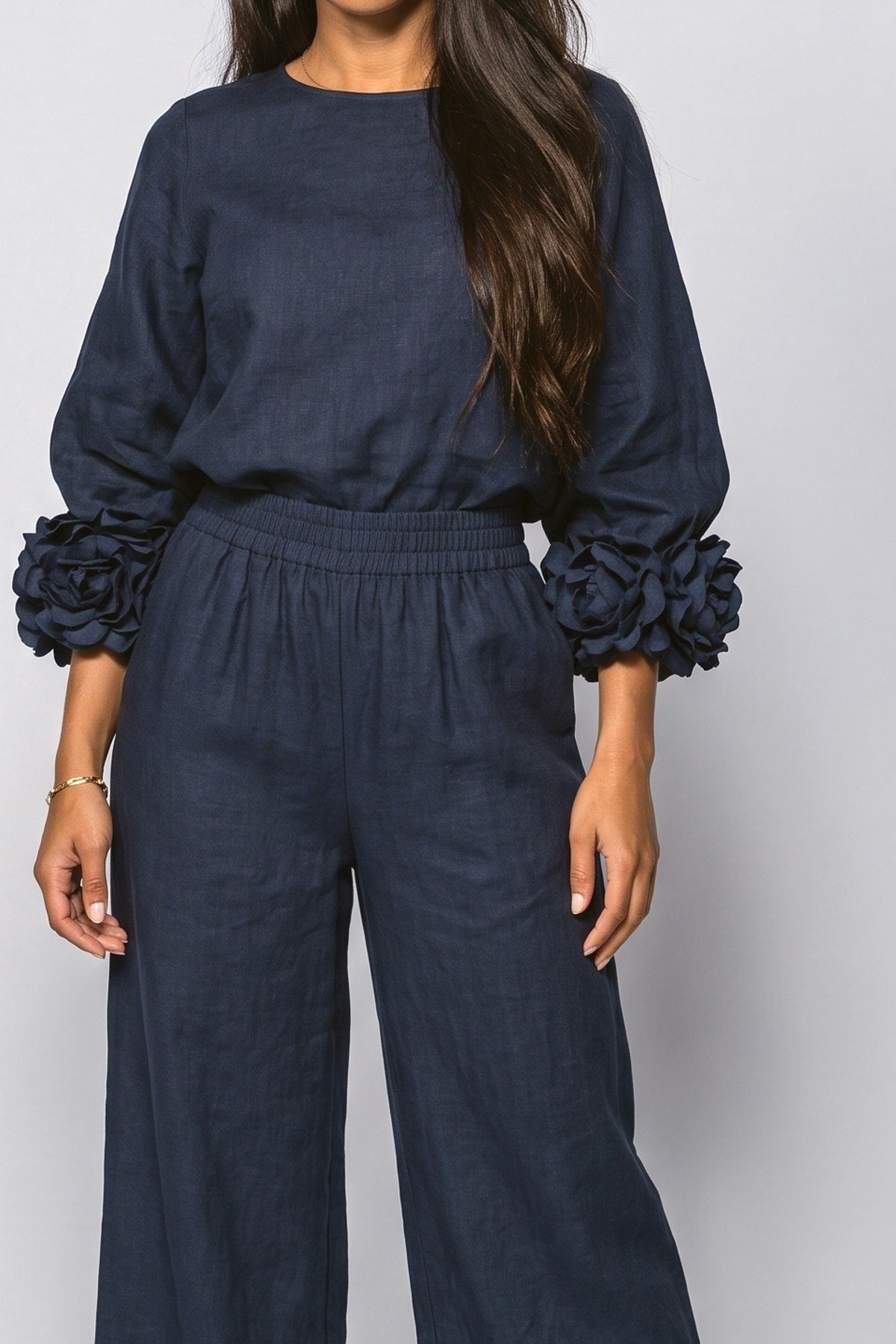 Floral Two Piece Outfit, fabric detail