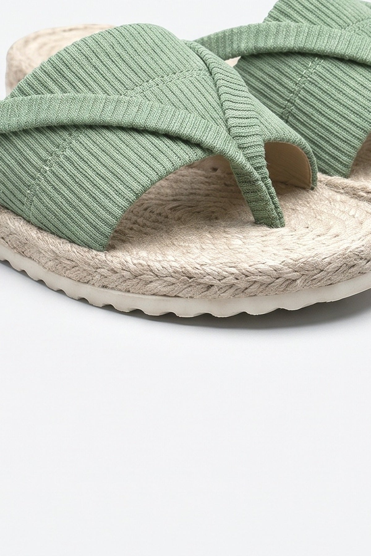 Platform Sandals, fabric detail