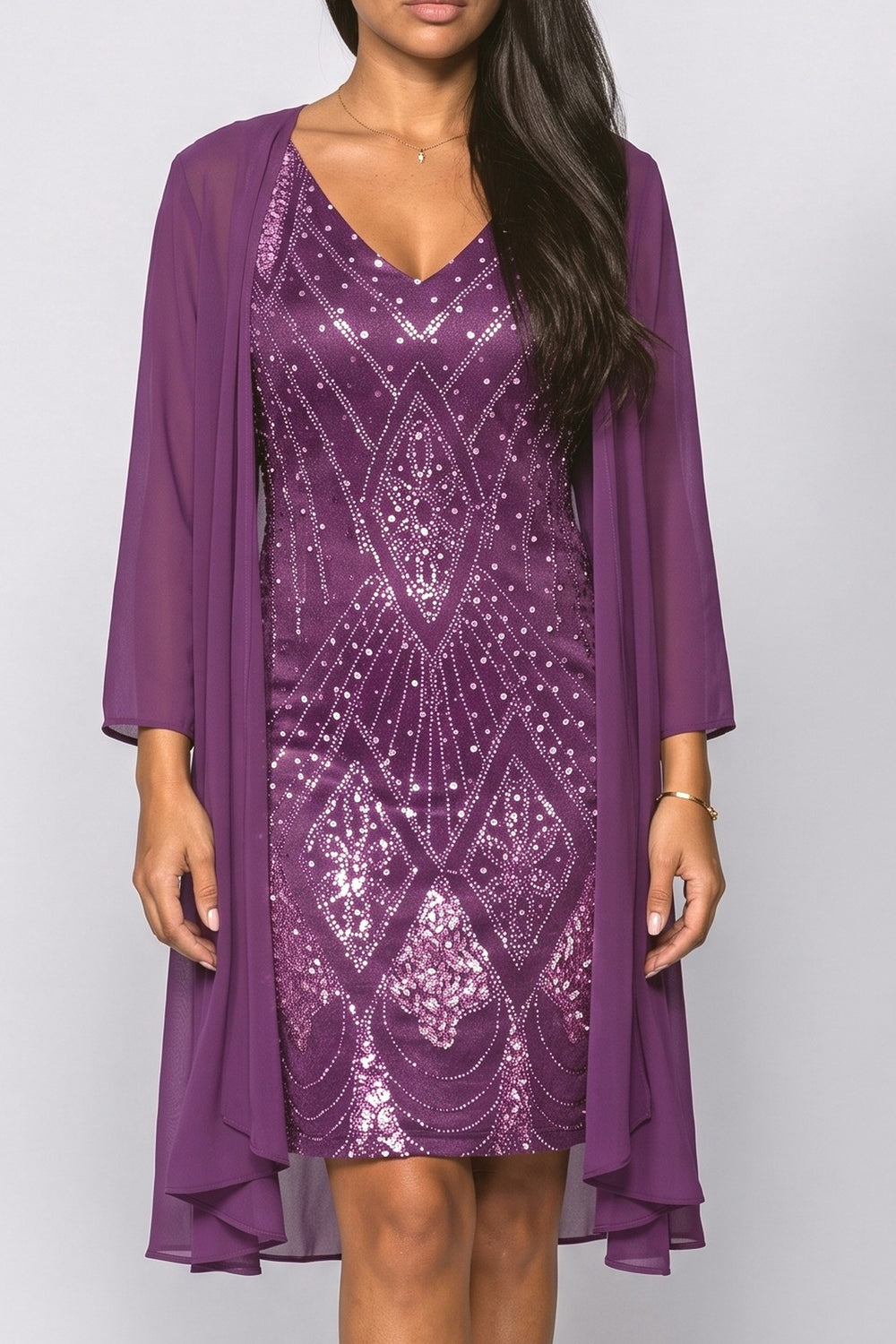 Sequin Cocktail Dress, fabric detail