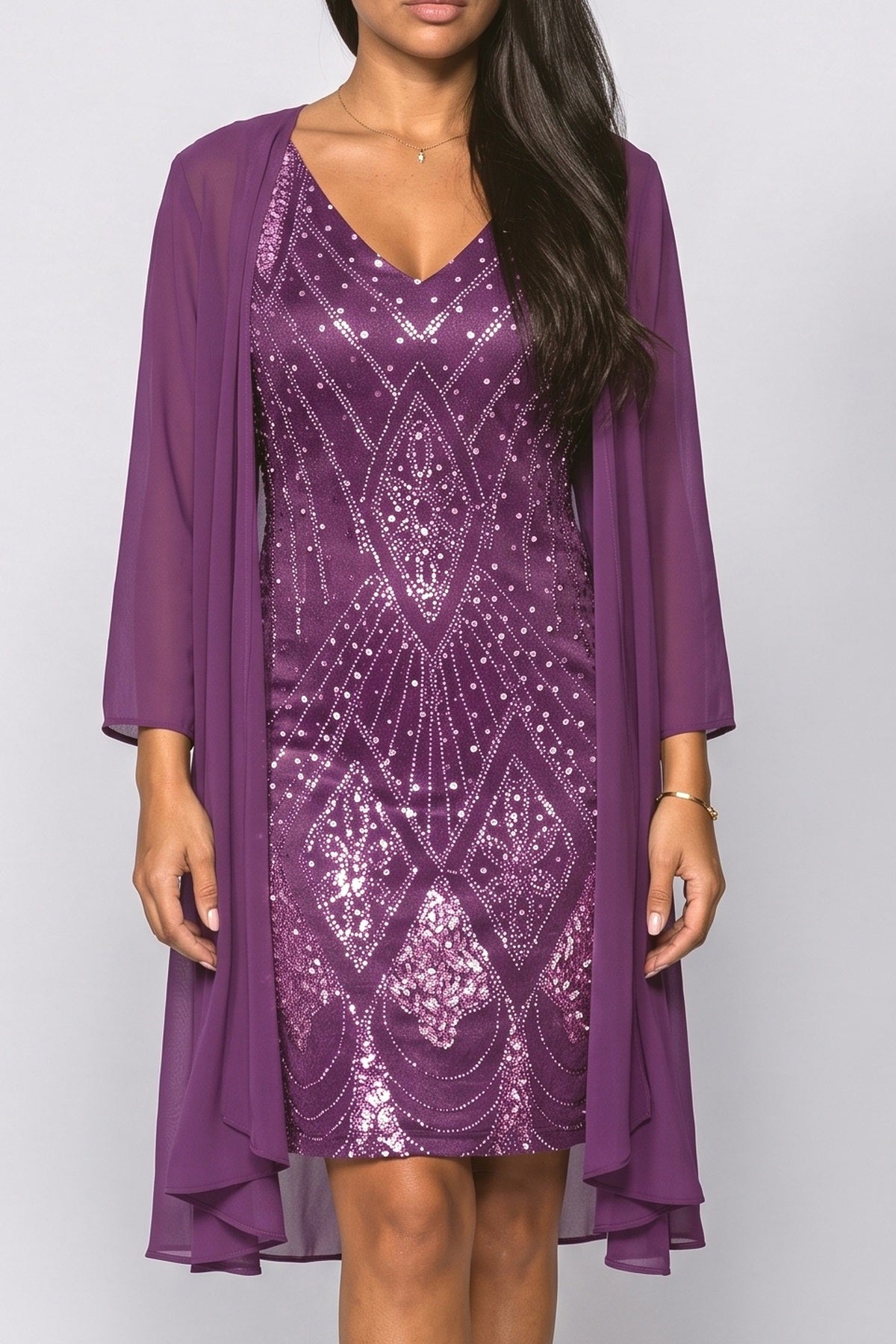 Sequin Cocktail Dress, fabric detail