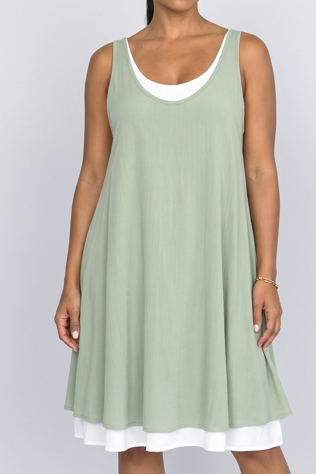 Sleeveless Summer Dress, fabric detail