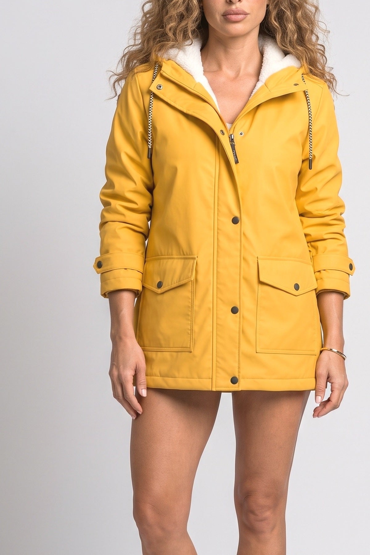 Winter Coat, fabric detail