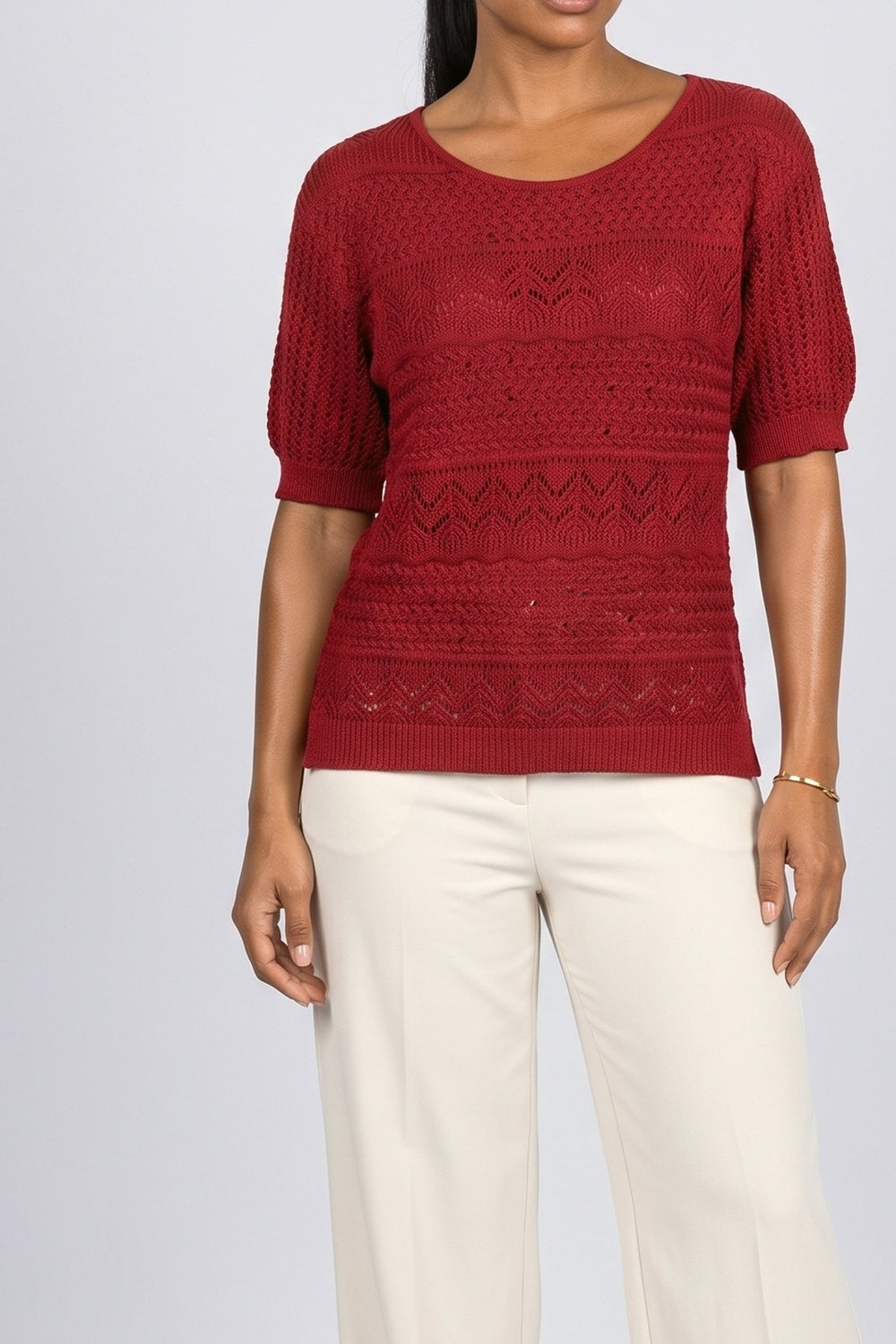 Knit Top, fabric detail