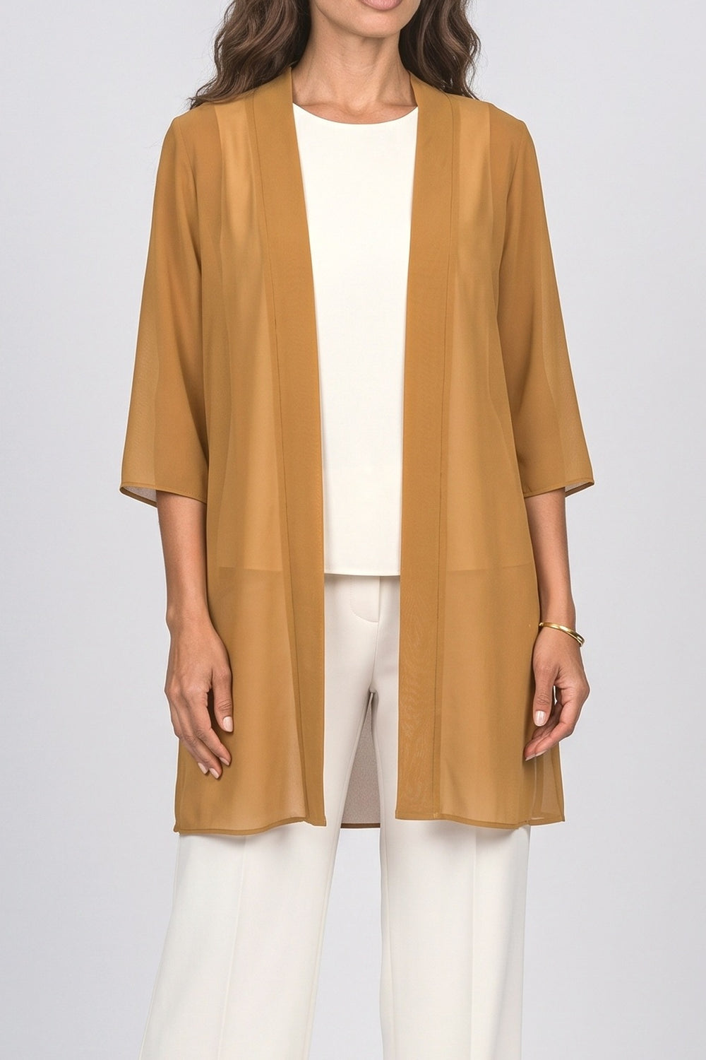 Chiffon Knit Cardigan, fabric detail