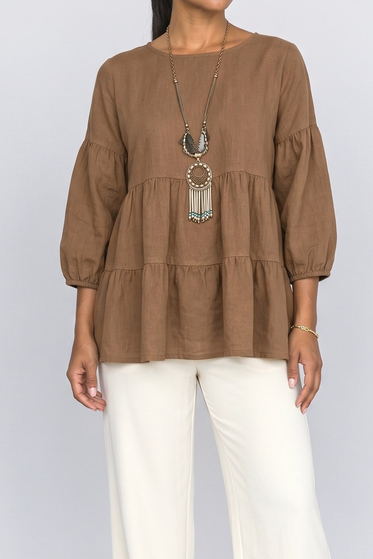 Tiered Blouse, fabric detail