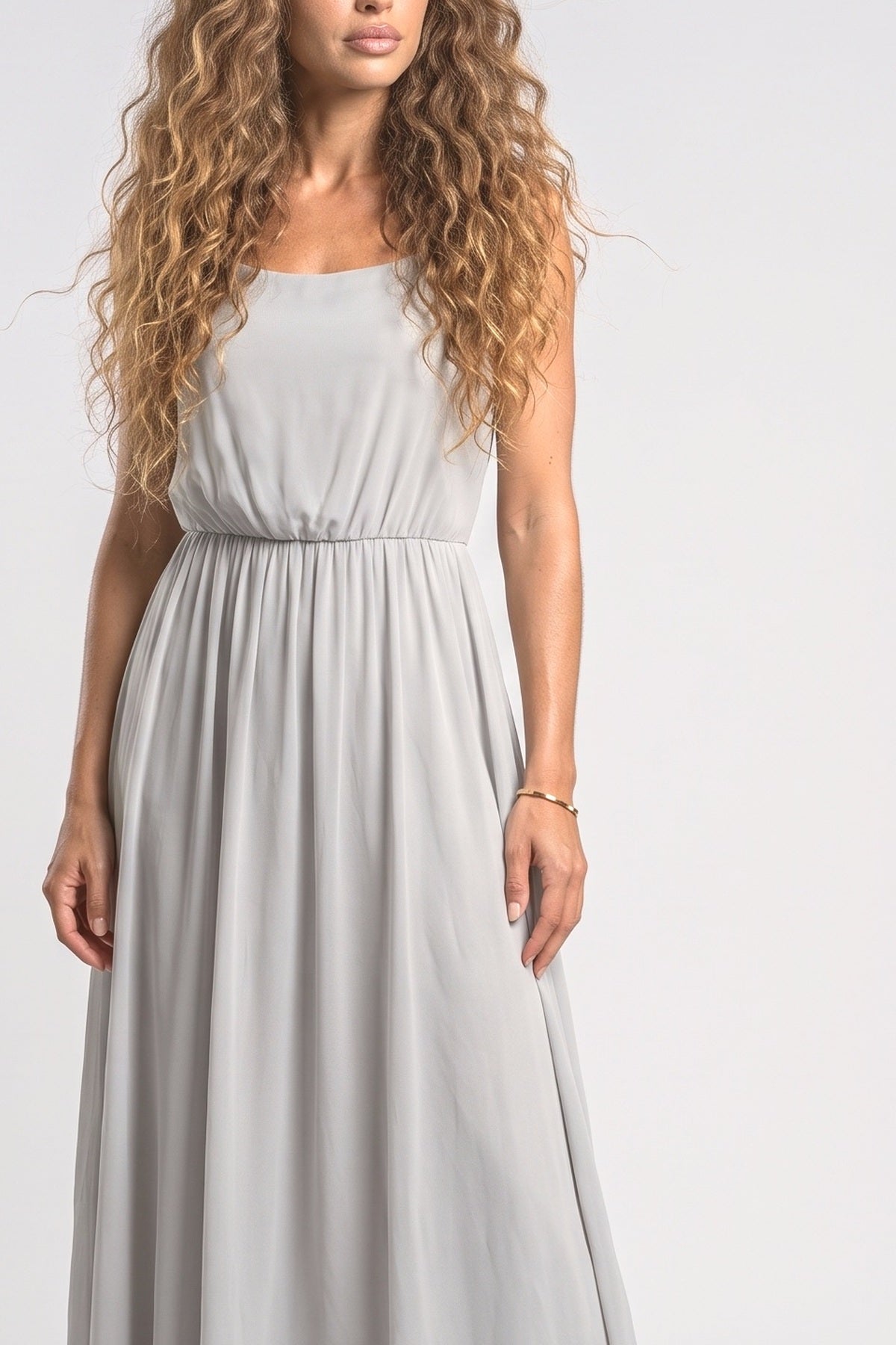 Chiffon Cocktail Dress, fabric detail