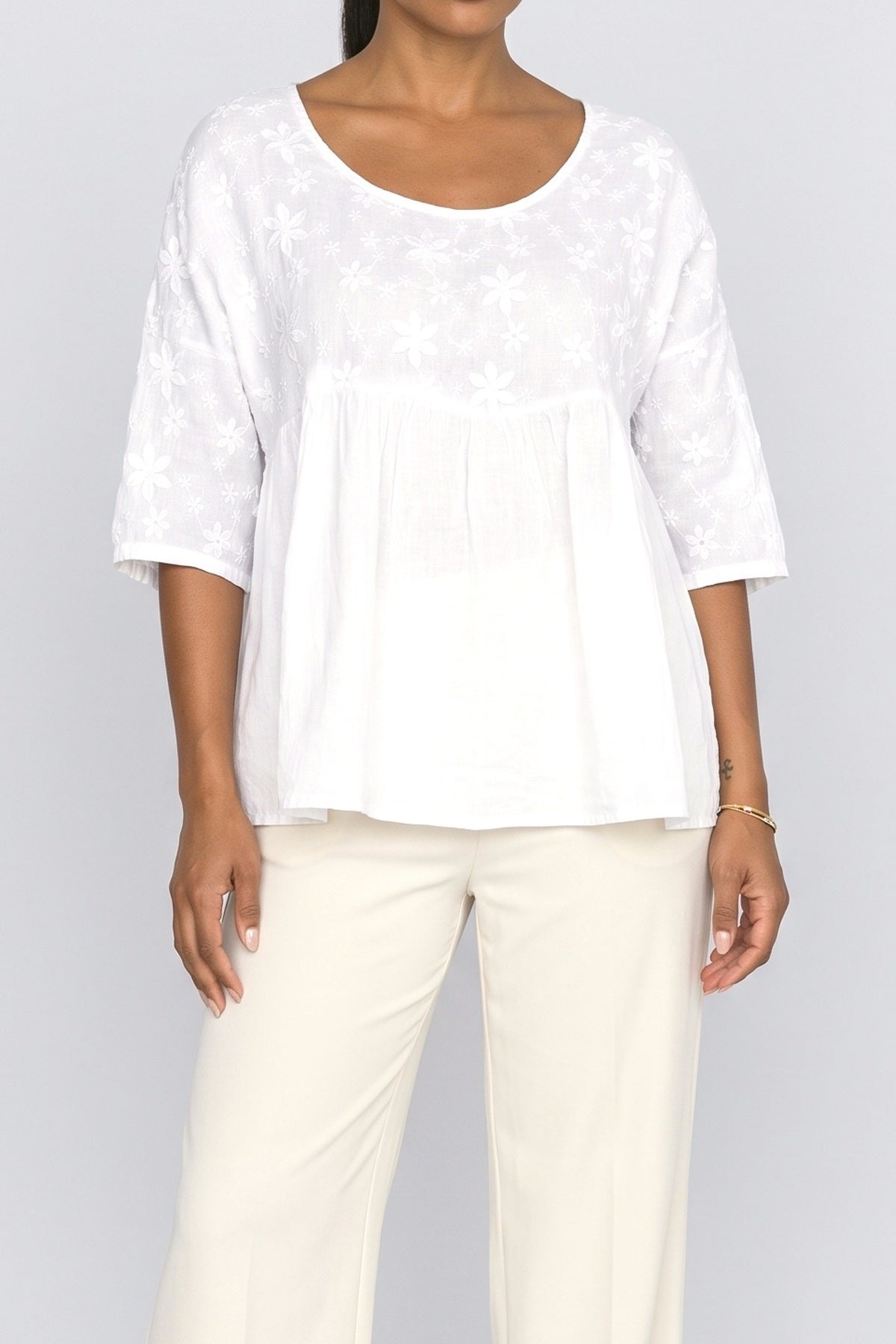 Floral Blouse, fabric detail