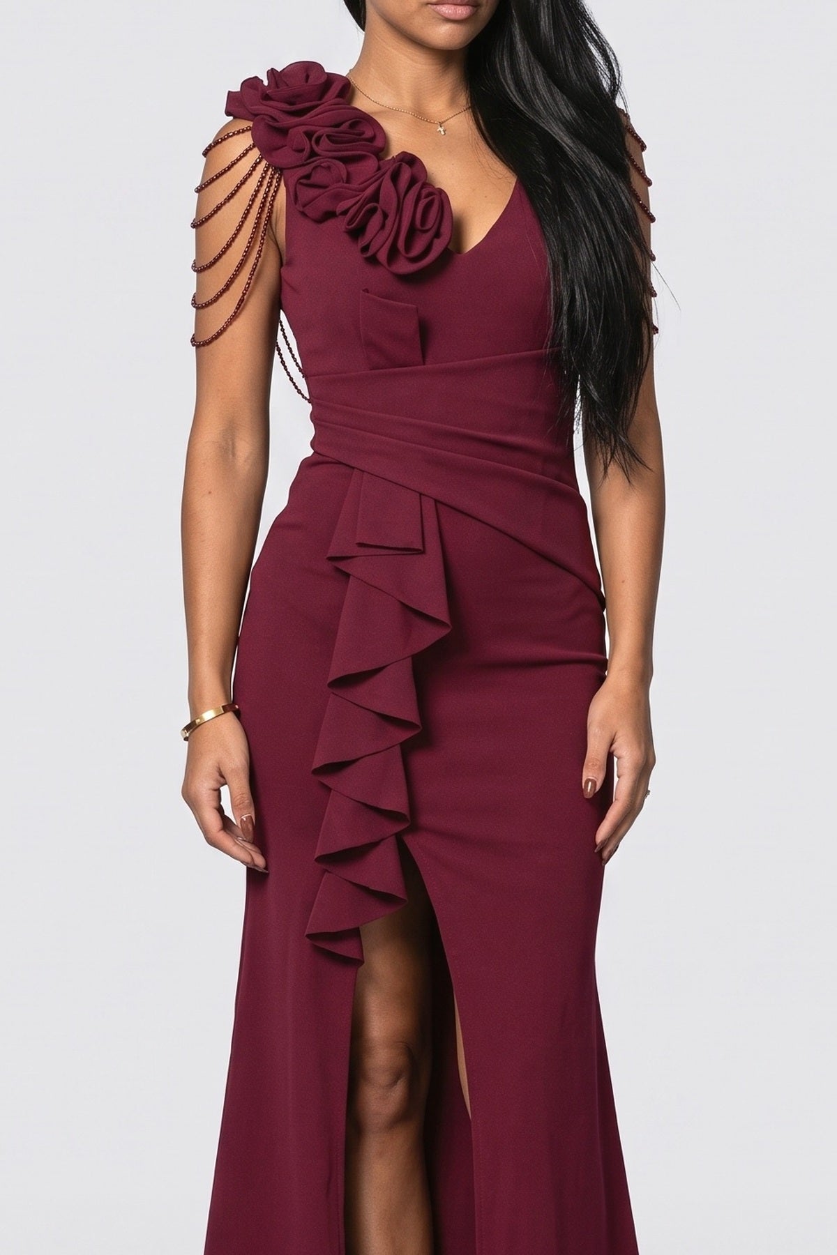 Mermaid Cocktail Dress, fabric detail