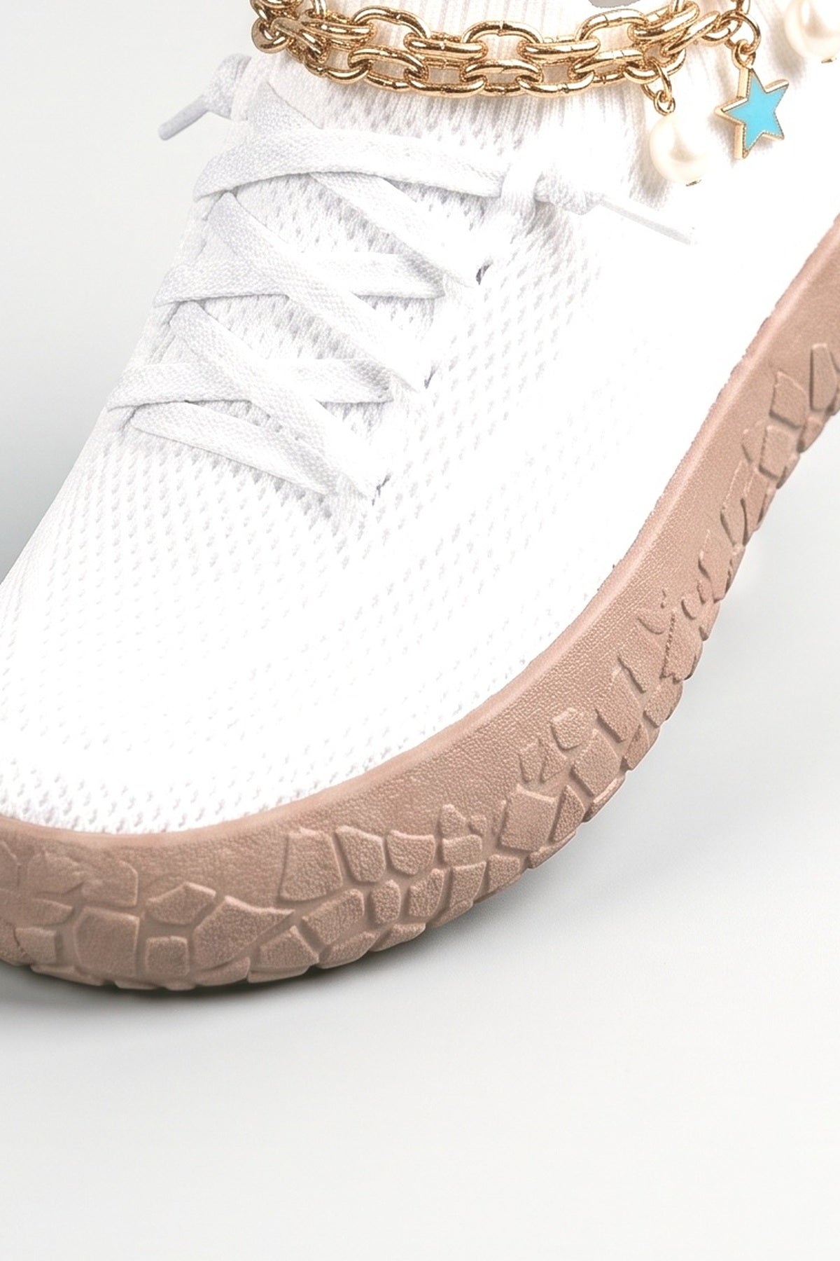 Mesh Chunky Sneakers, fabric detail