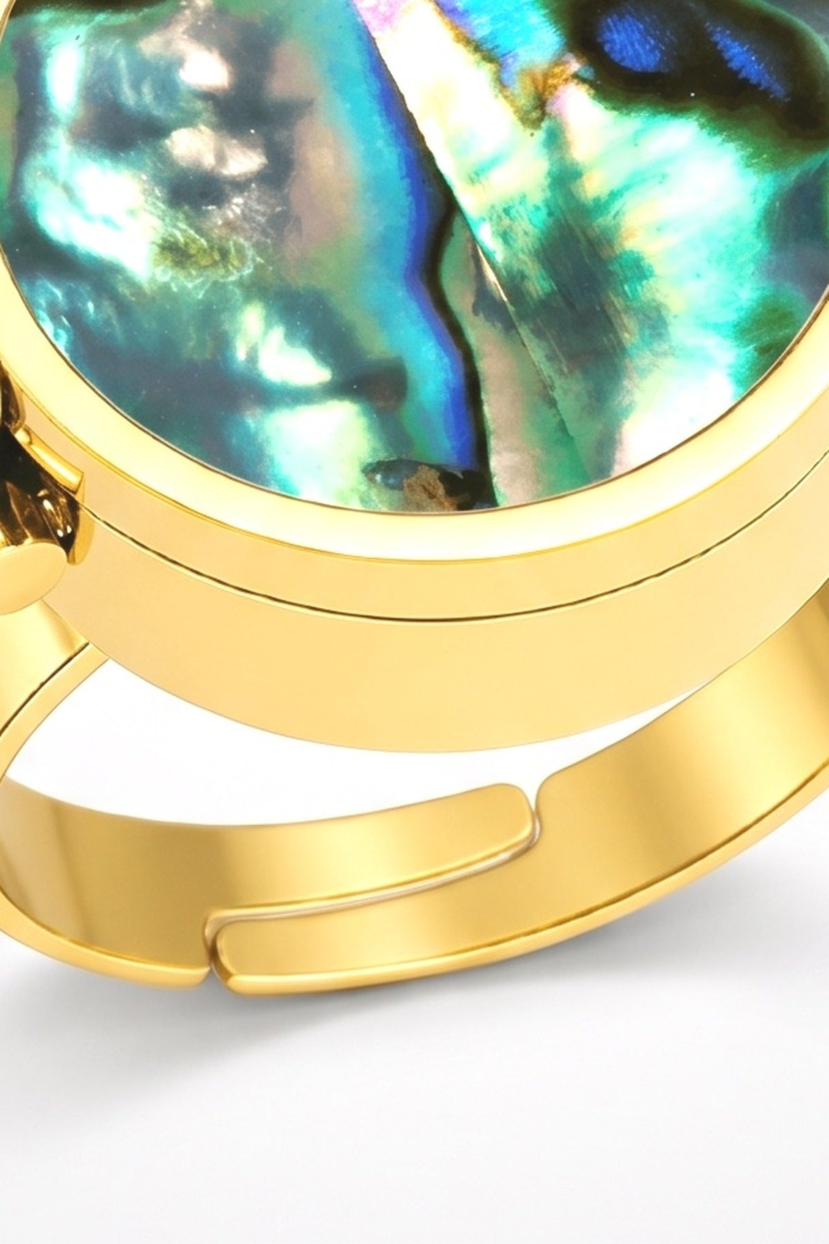 Stackable Rings, fabric detail
