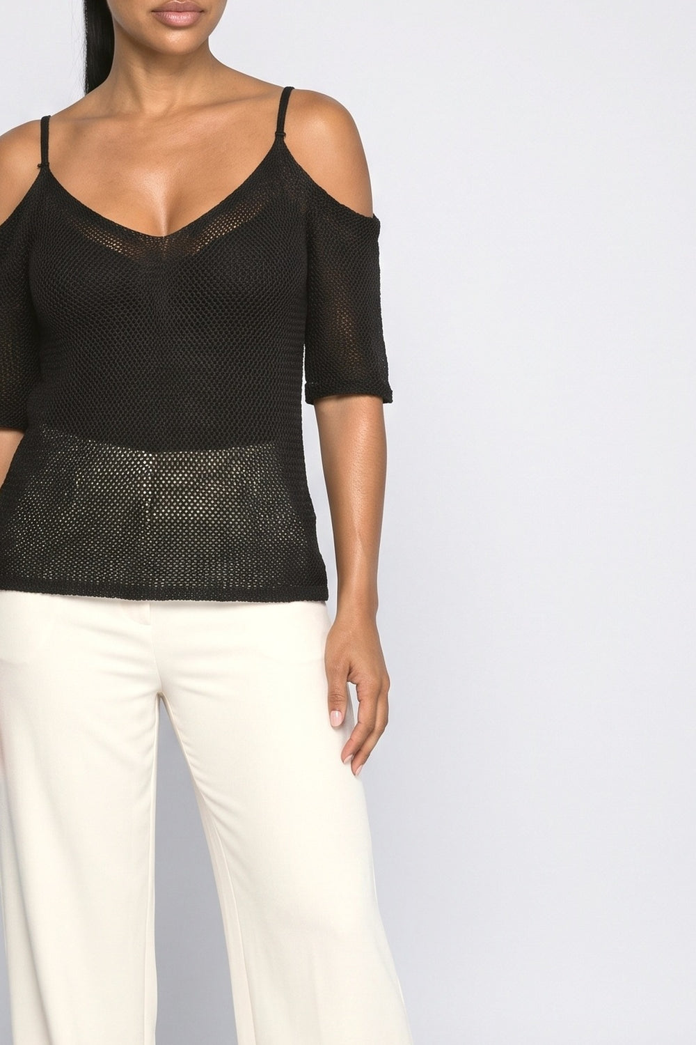 Knit Top, fabric detail