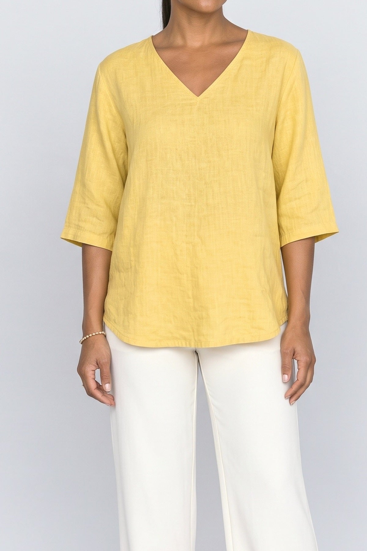 V-Neck Blouse, fabric detail