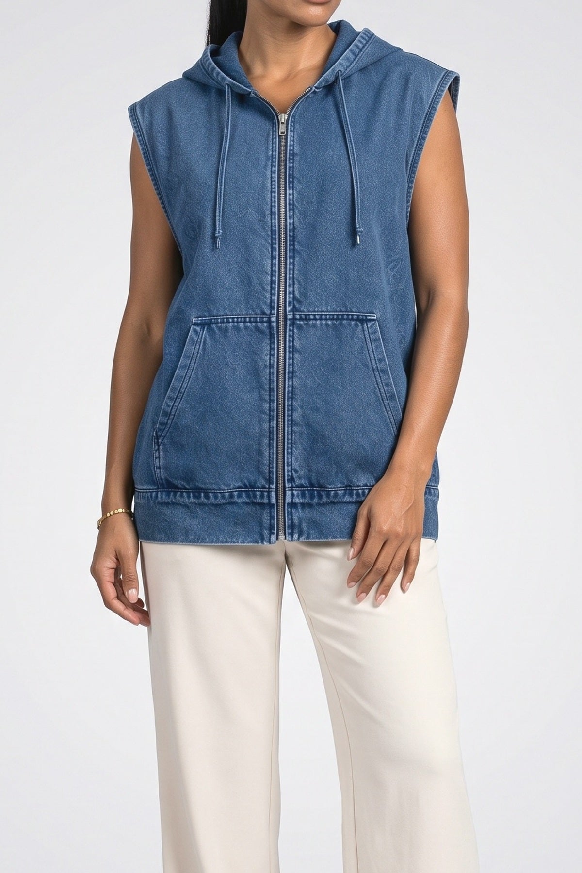 Oversized Bomber Jacket, fabric detail