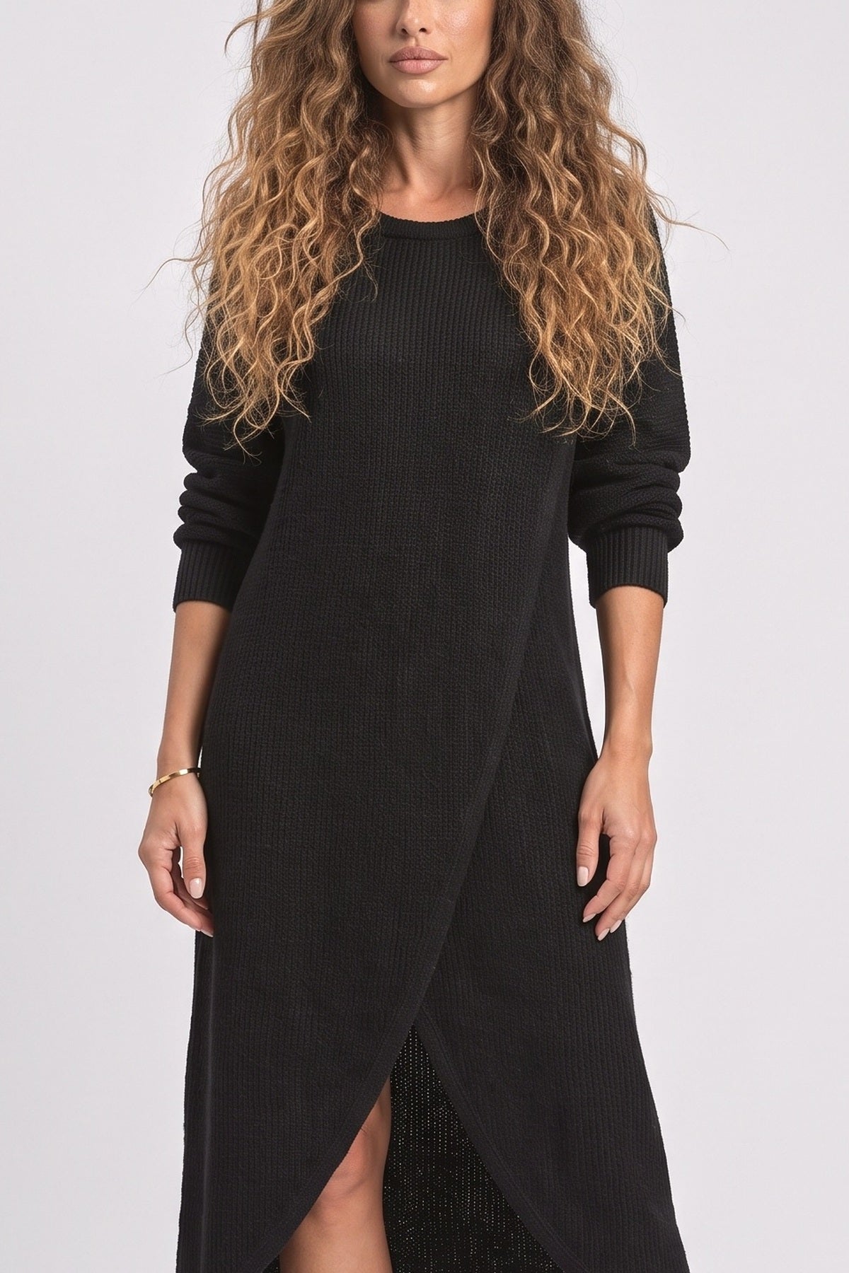Wrap Midi Dress, fabric detail