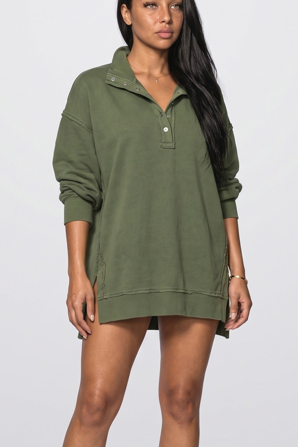 Oversized Pullover Sweater, fabric detail