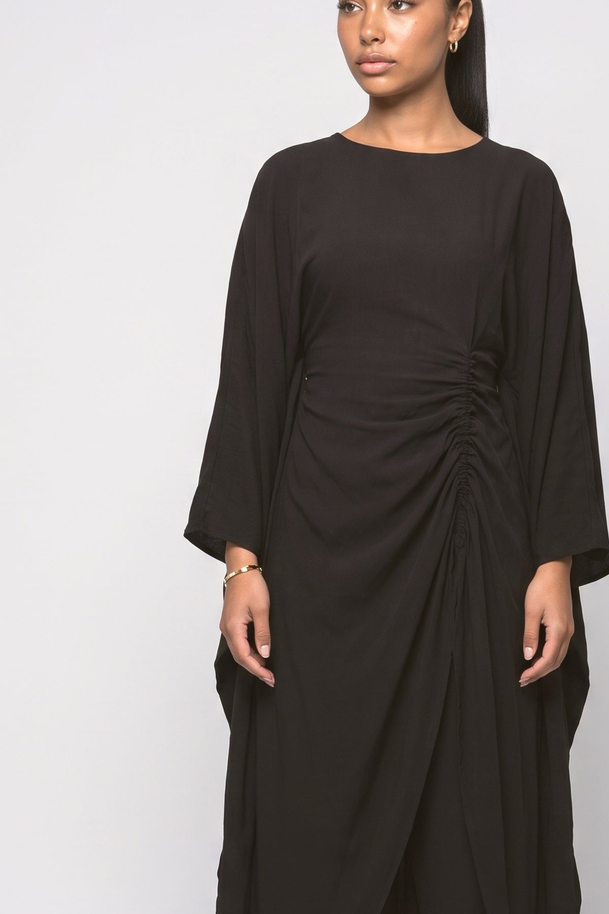 Batwing Sleeve Outfit Set, fabric detail