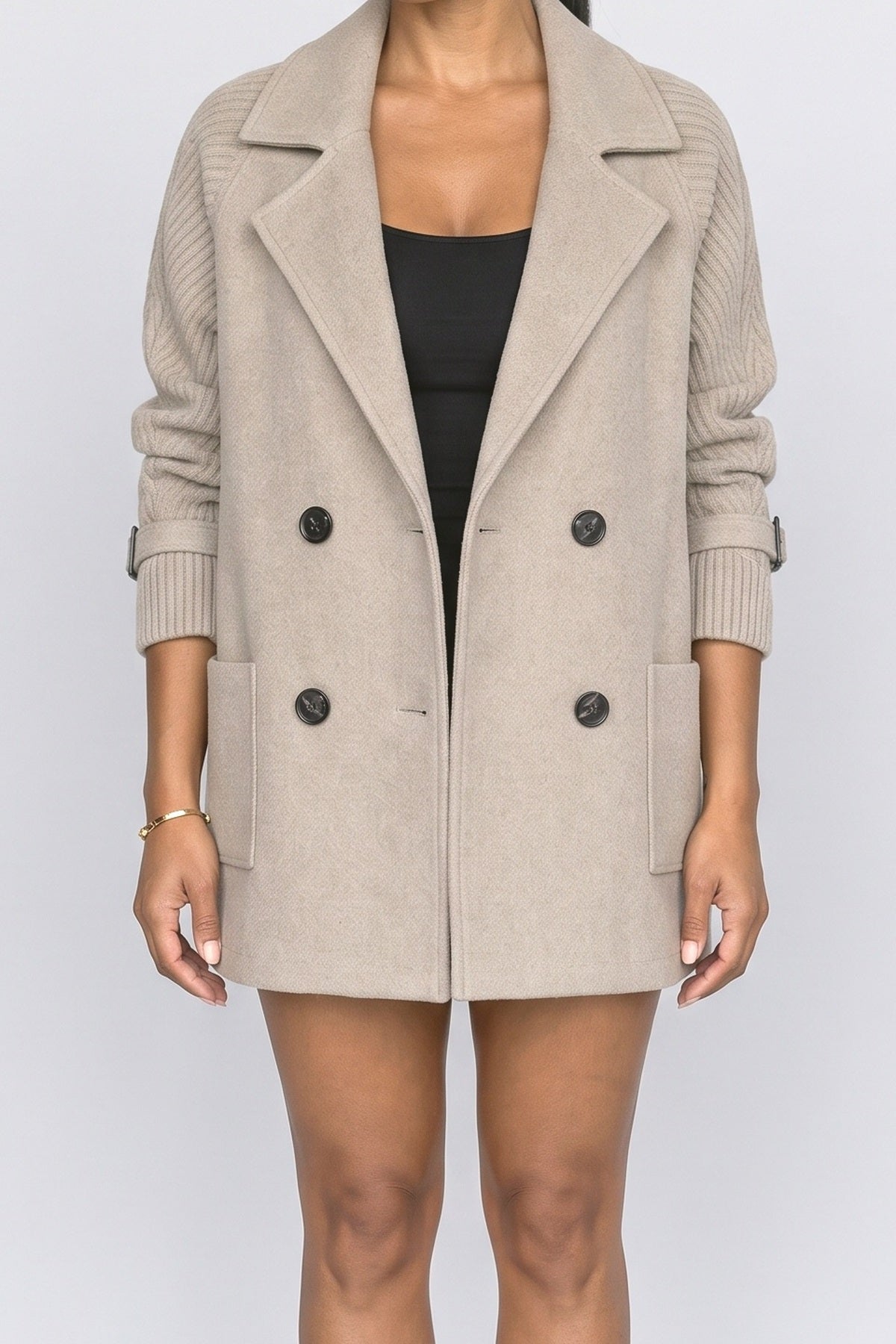 Wool Coat, fabric detail